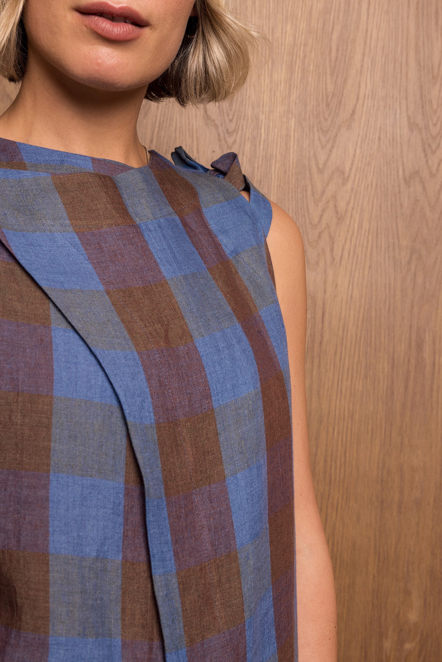 Ni Tunic in Blue Check
