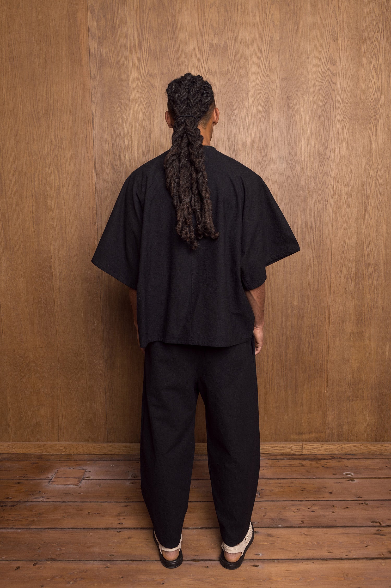 Kinchaku Pants in Black