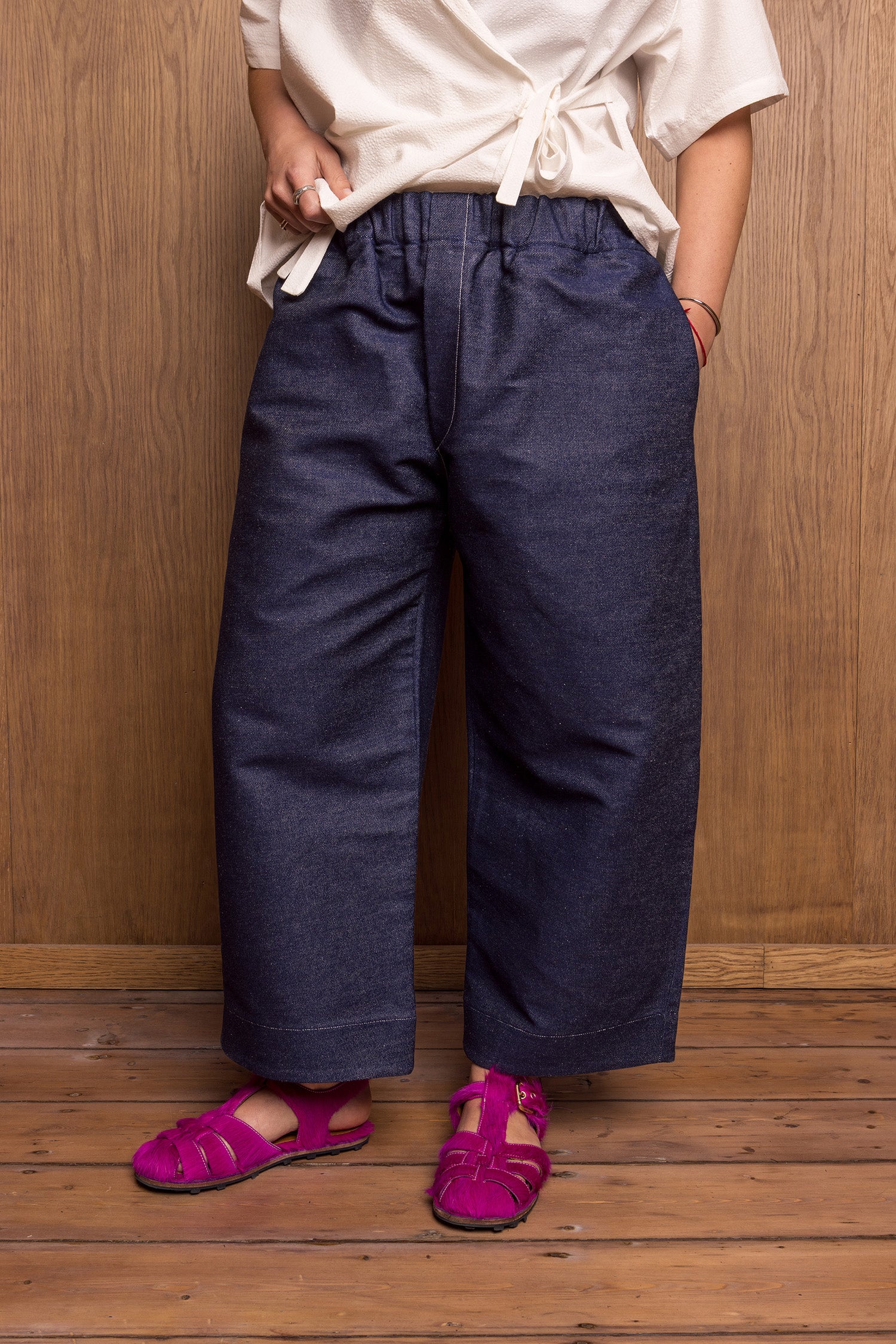 Sana Pants in Indigo