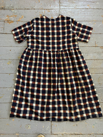 One-Off Ikat Kozo Dress (M-XL)