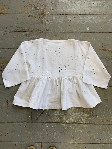 One-Off Linen Splatter Kozo Smock (M-XL)