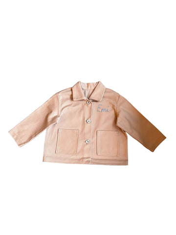 kids pink workwear jacket