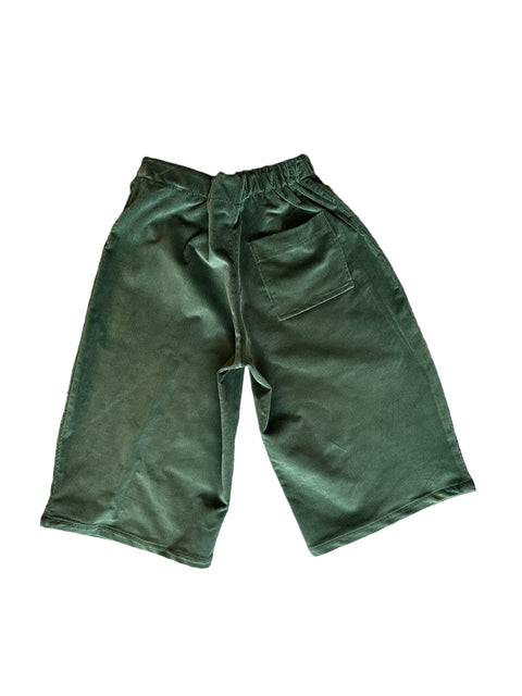 Cord Wide Pants Teal