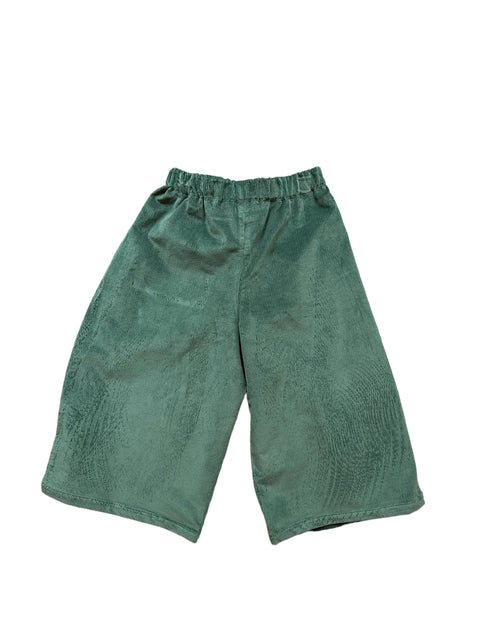 Cord Wide Pants Teal