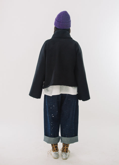 Ūru Kimono Jacket - Black