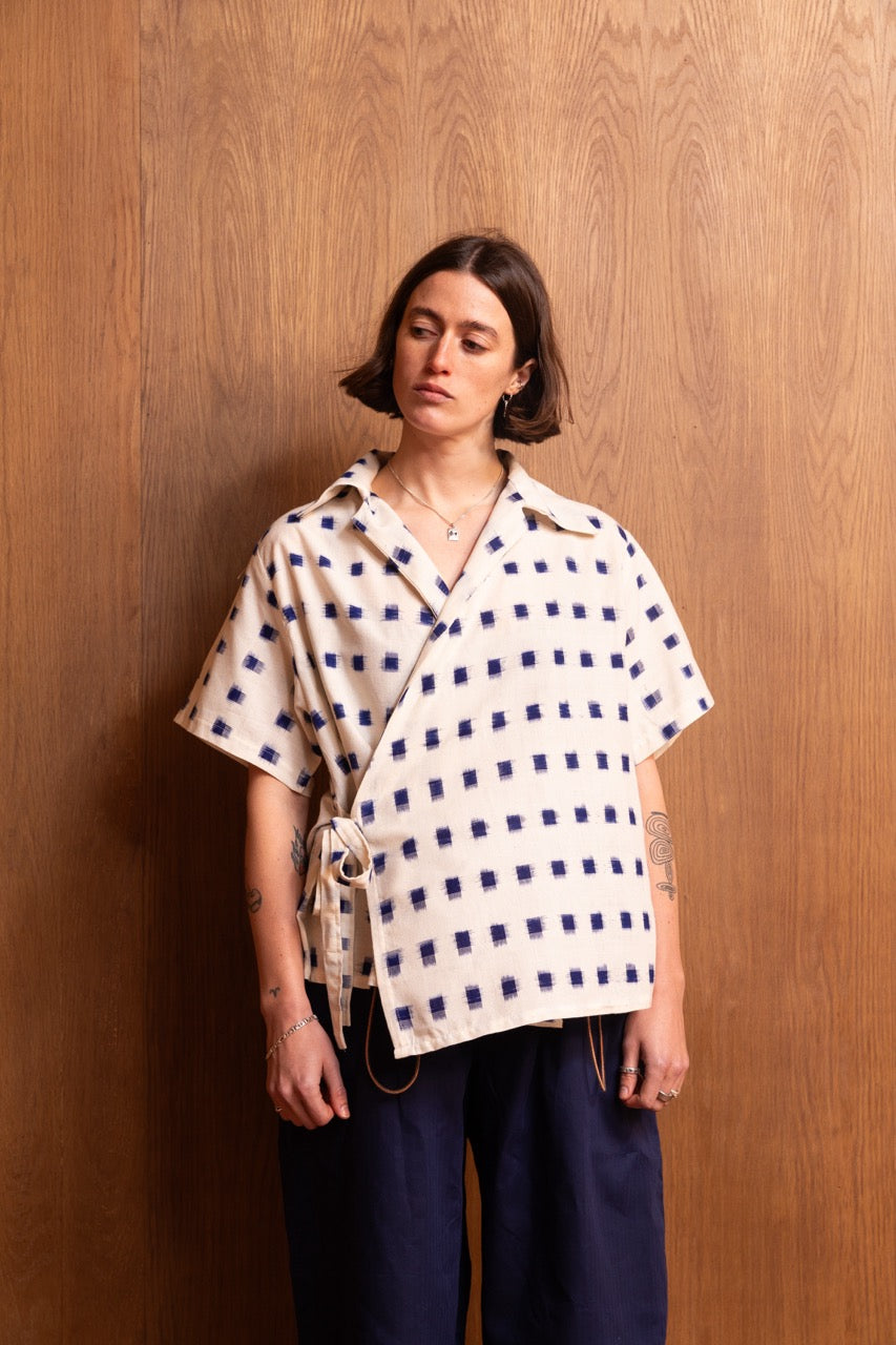 Nori Eri Shirt in Ikat