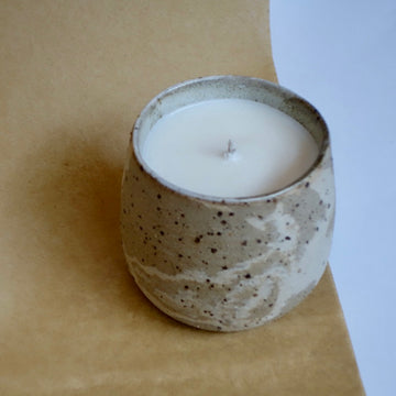 Marbled soy wax candle - Made by Lil (lifestyle)