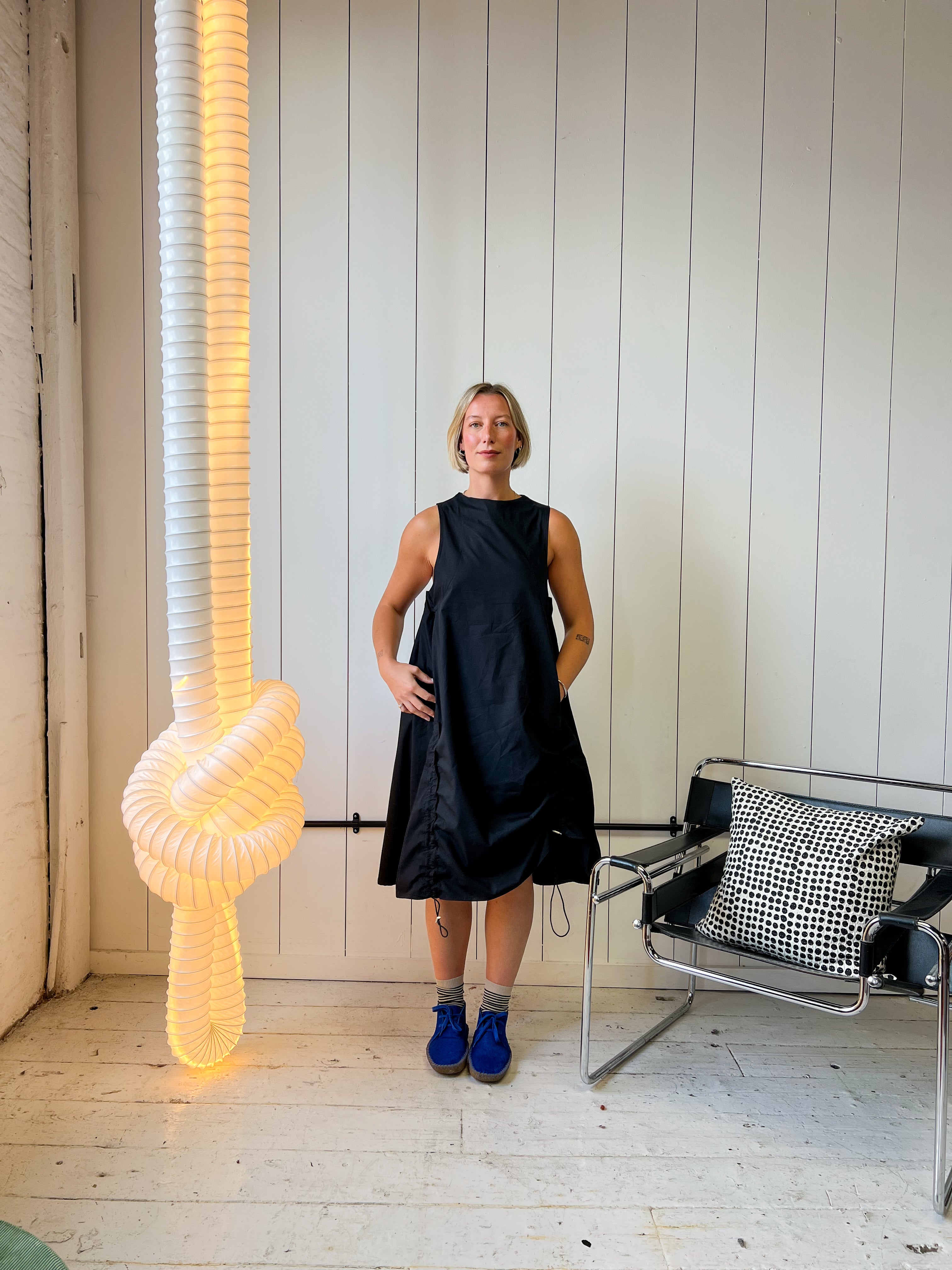 Kinchaku Dress in Cotton Poplin PRE-ORDER