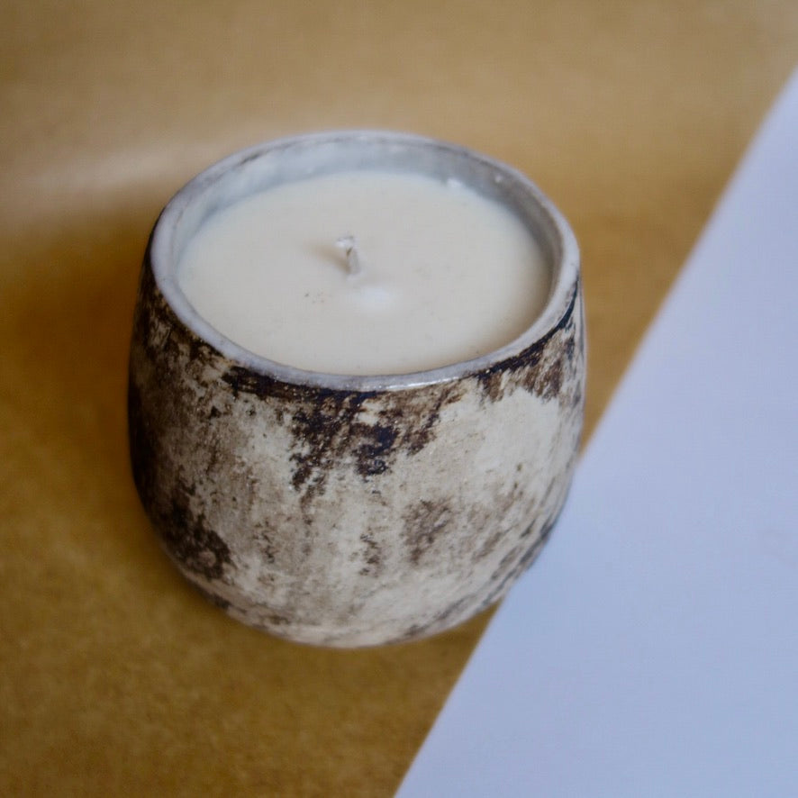 Marbled soy wax candle - Made by Lil (lifestyle)