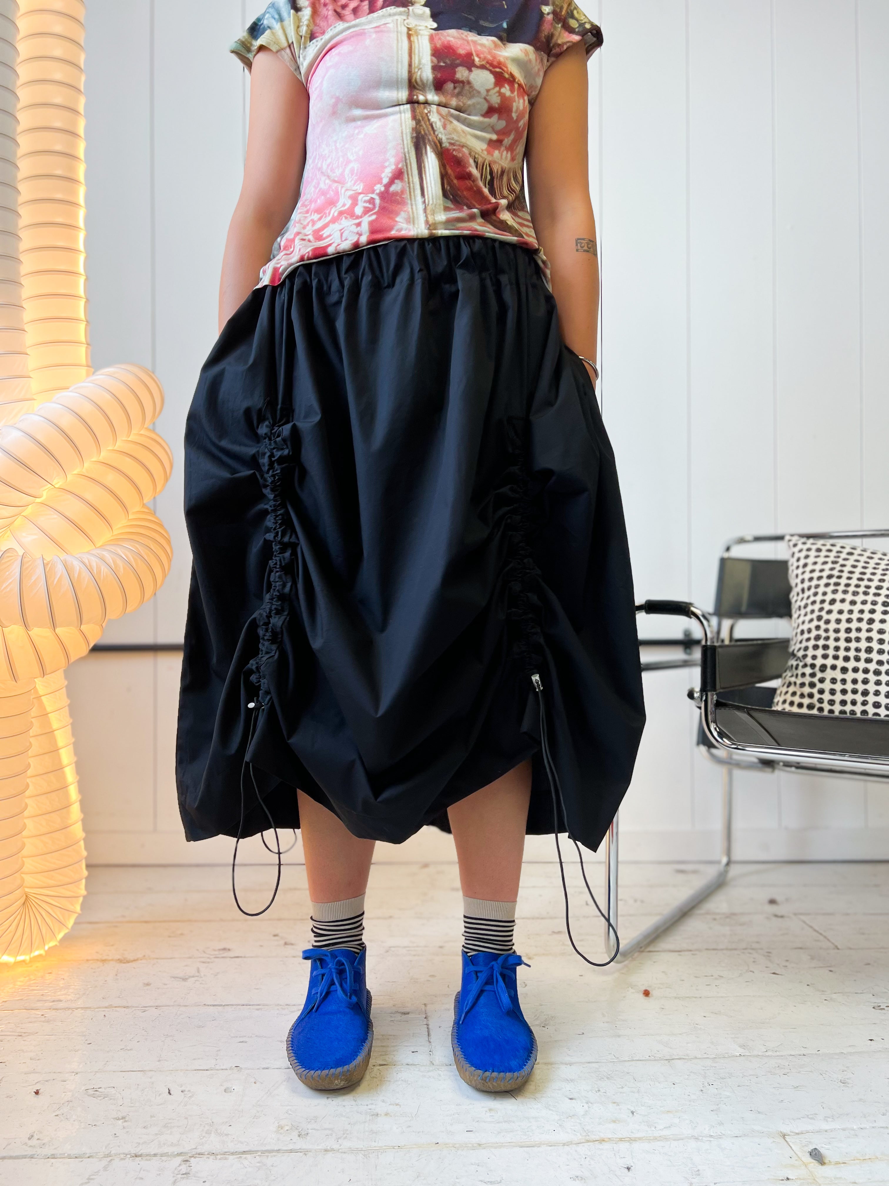 Kinchaku Skirt in Cotton Poplin PRE-ORDER