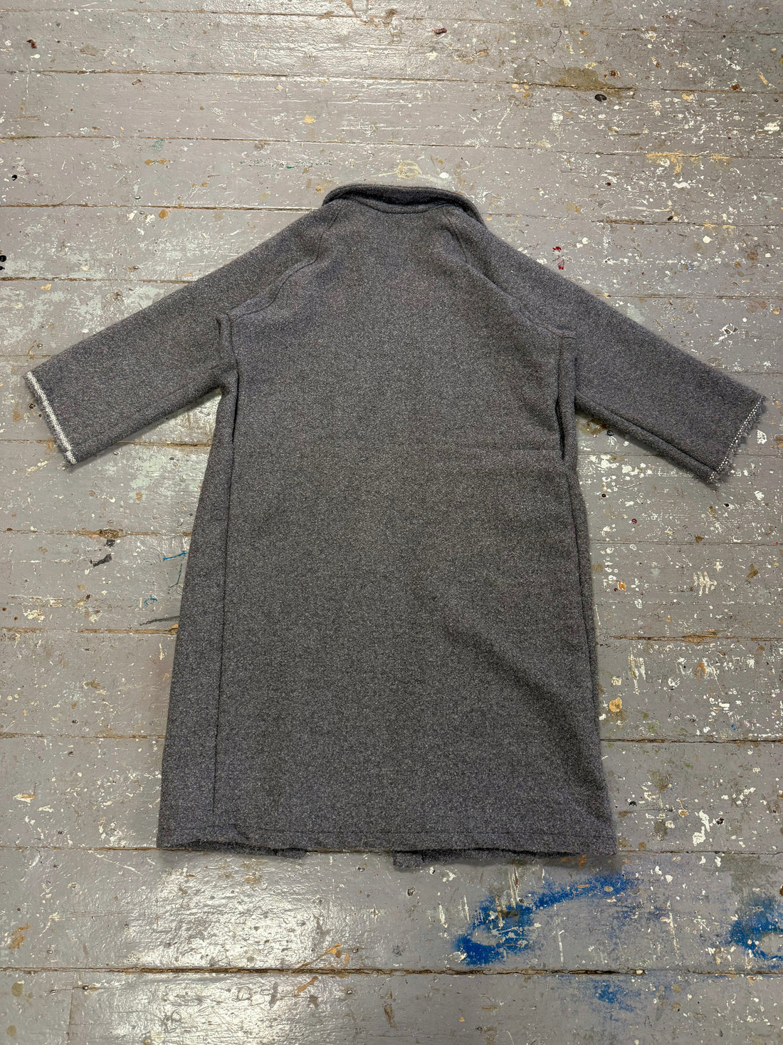 Limited Edition Long Raglan Coat in Deadstock Grey (M-L)