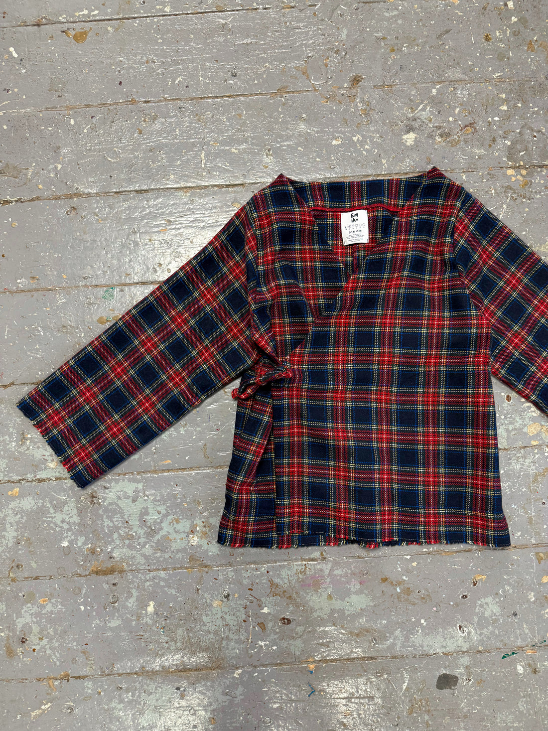 Limited Edition Short Nori Jacket Deadstock Tartan (XS-M)