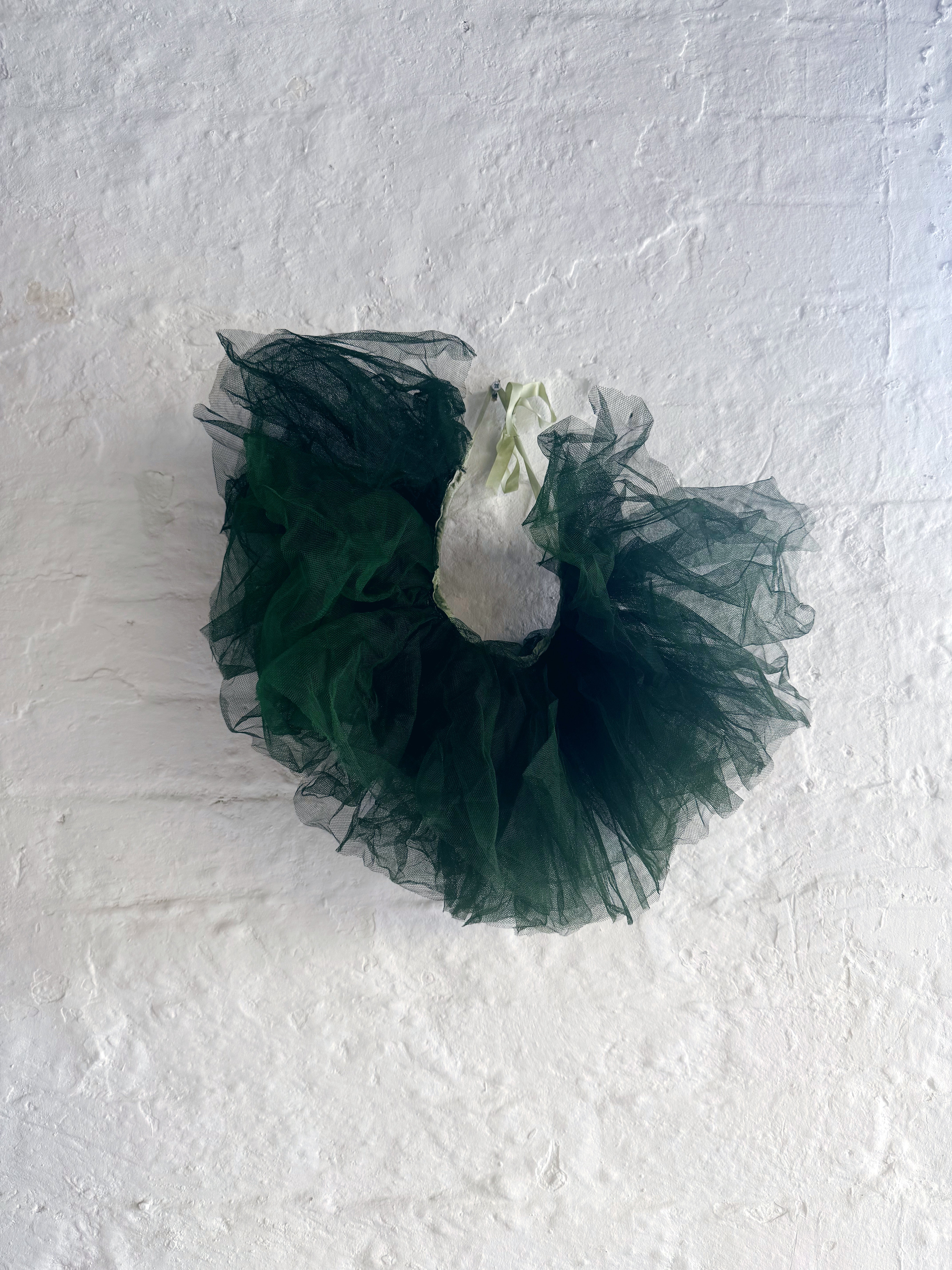 Green Tulle Neck Piece