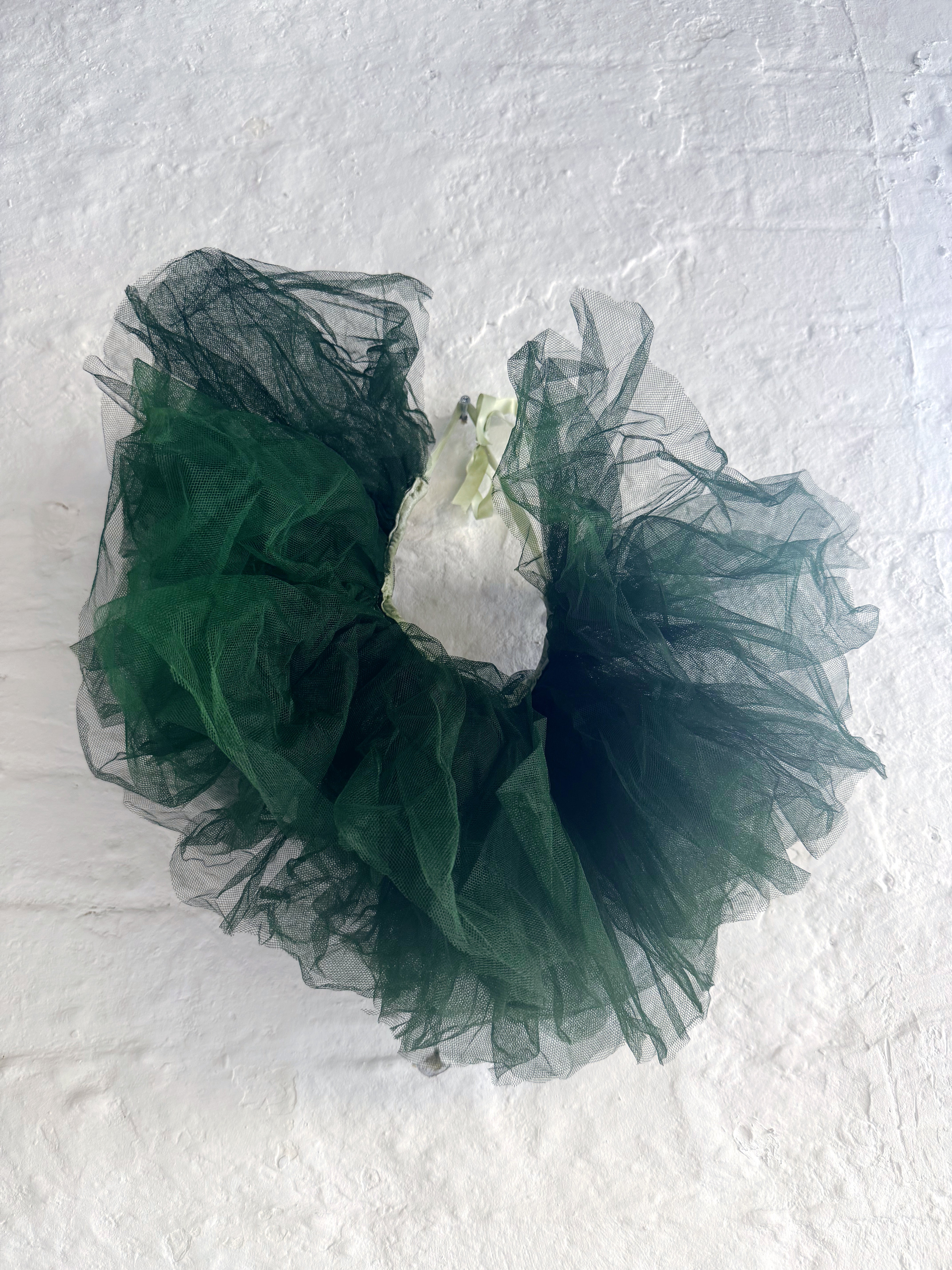 Green Tulle Neck Piece