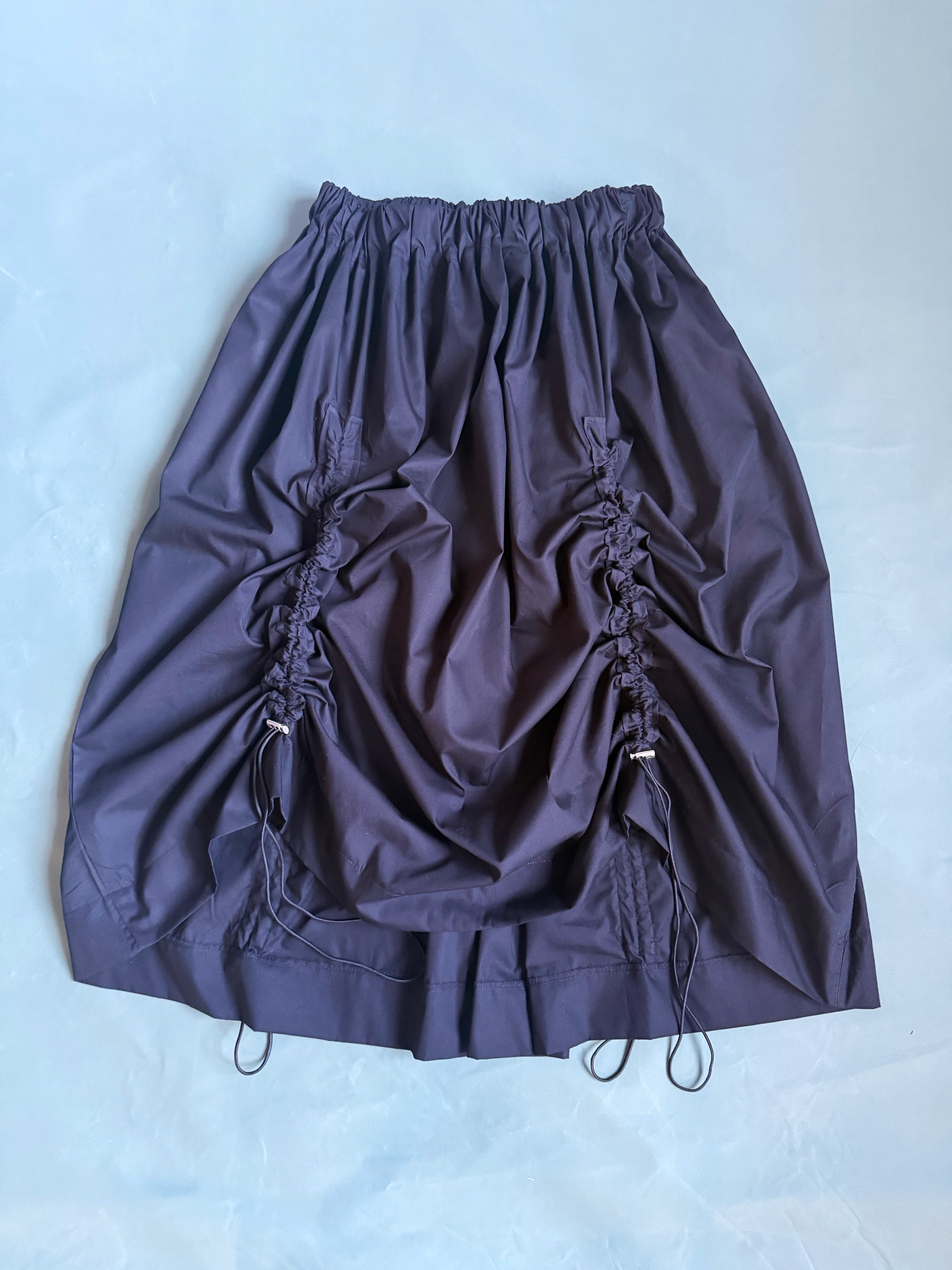Kinchaku Skirt in Cotton Poplin PRE-ORDER