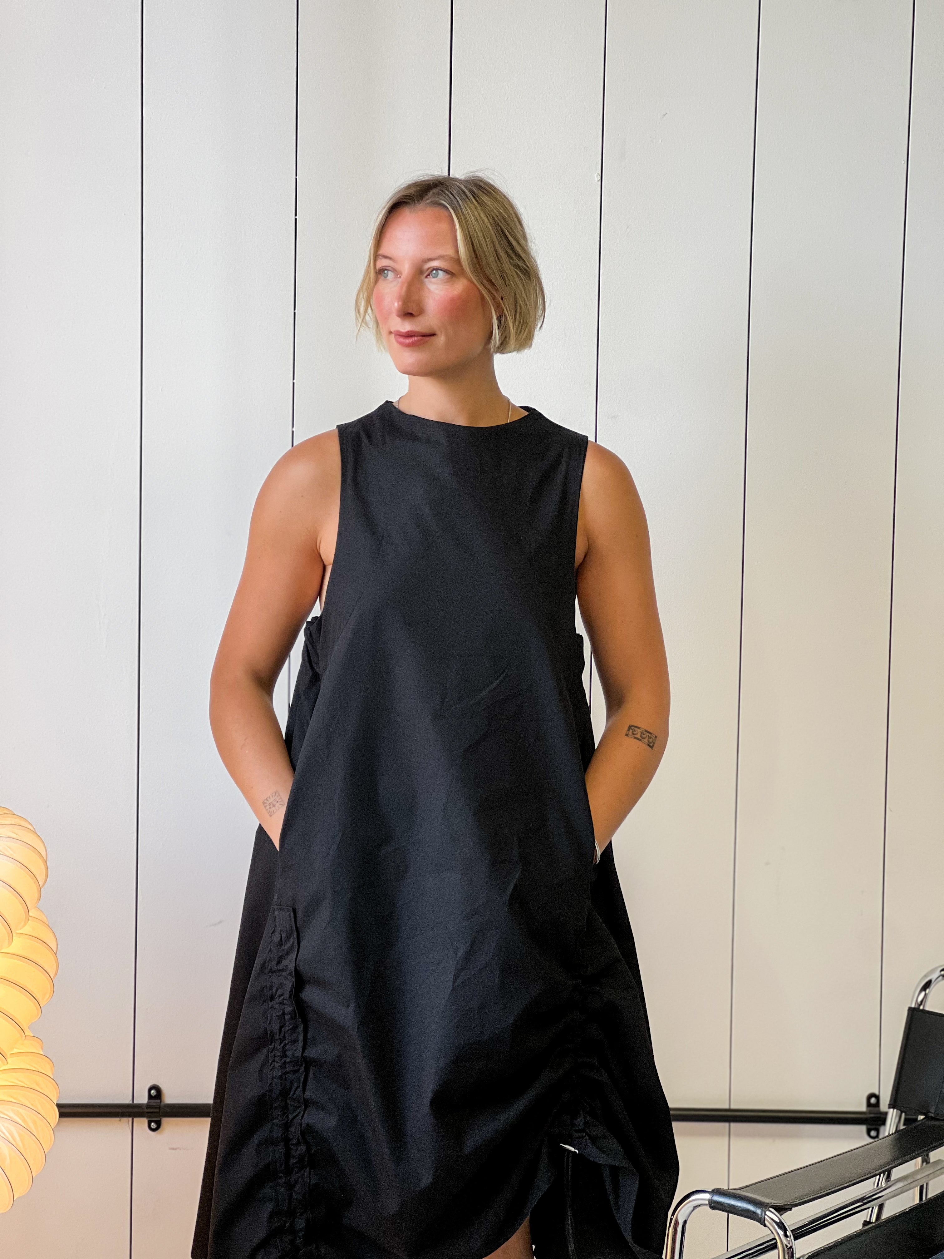 Kinchaku Dress in Cotton Poplin PRE-ORDER