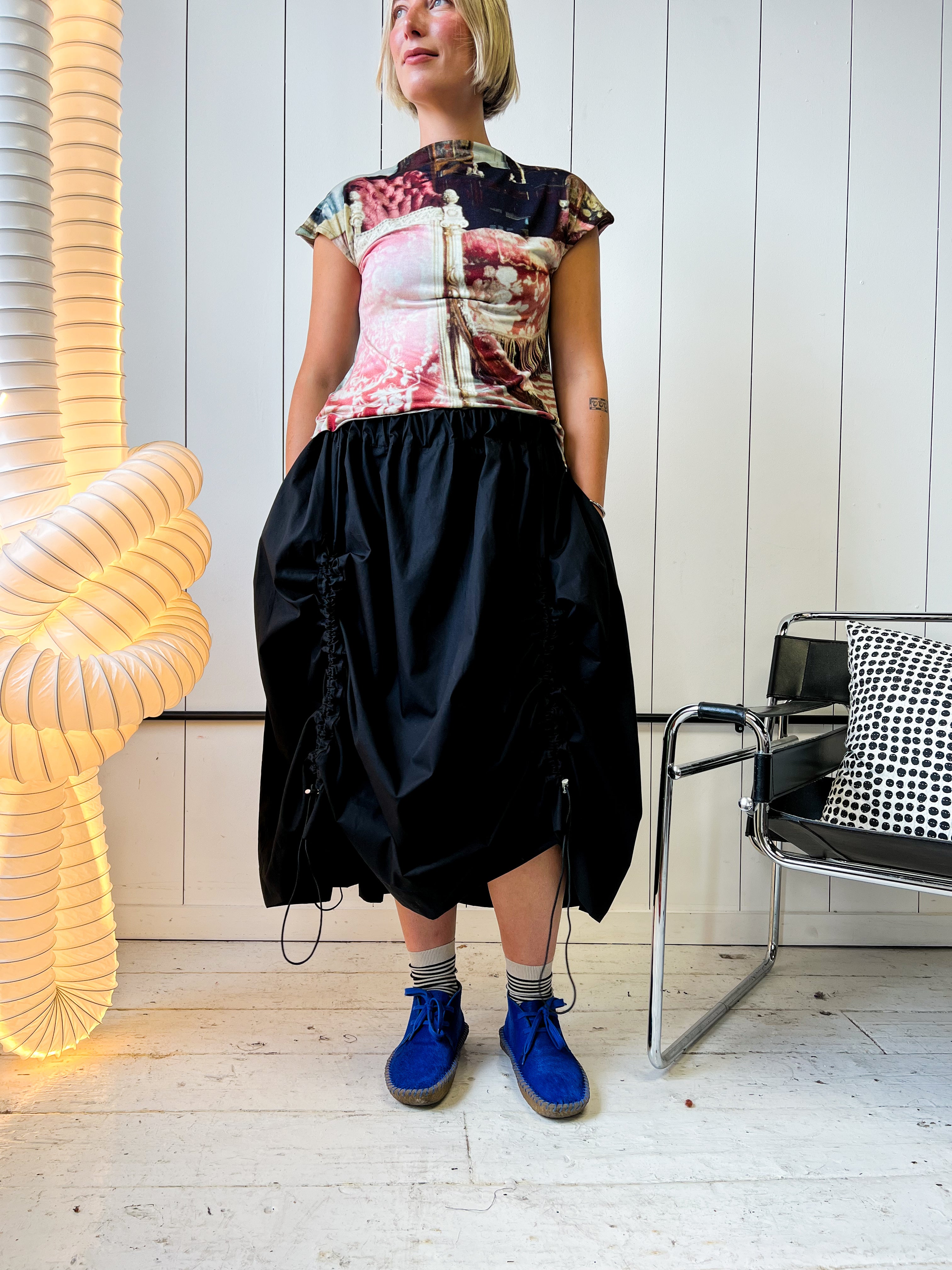 Kinchaku Skirt in Cotton Poplin PRE-ORDER