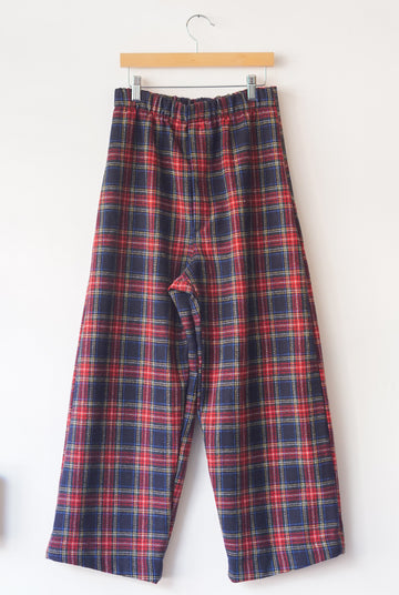 EMIKO ARCHIVE - Brushed Cotton Check Pants