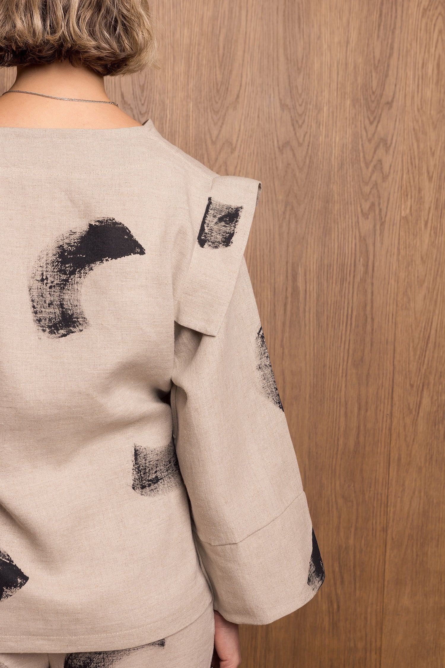 Painted Nori Shirt in Stone