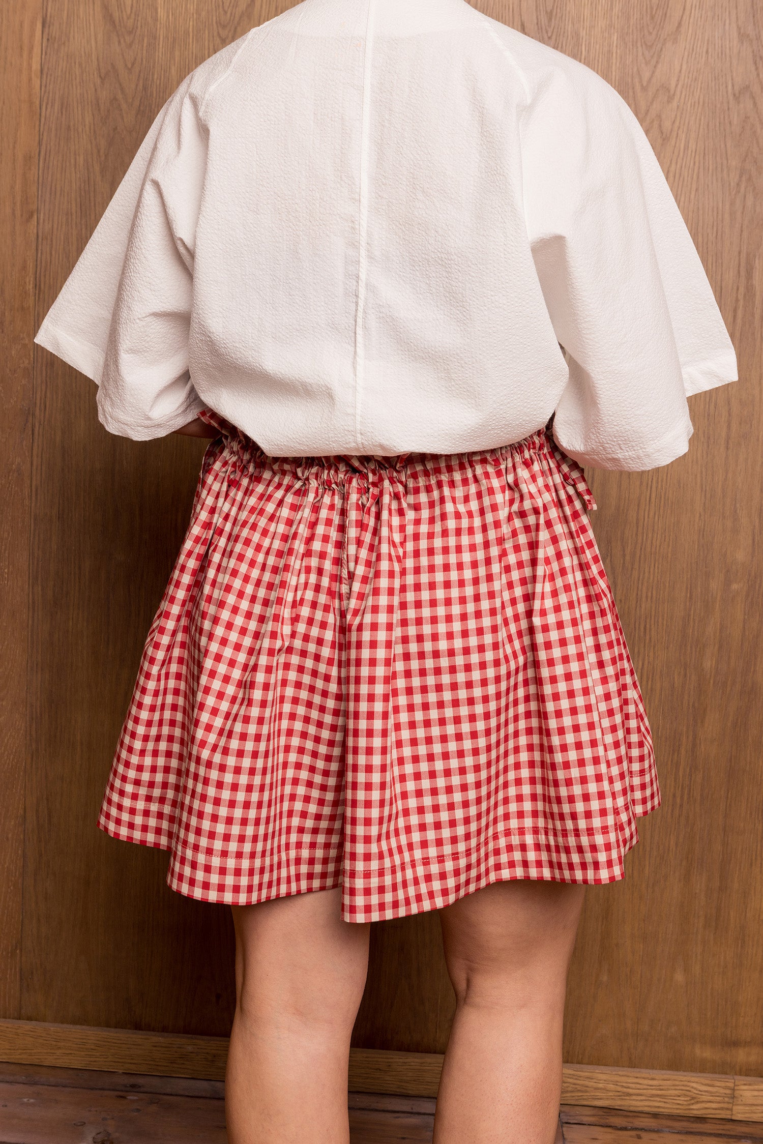 Kuro Shorts in Red Gingham