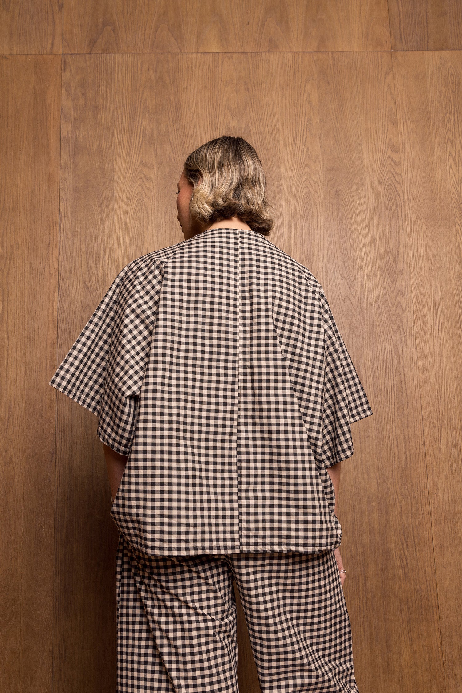 Kinchaku Shirt in Gingham