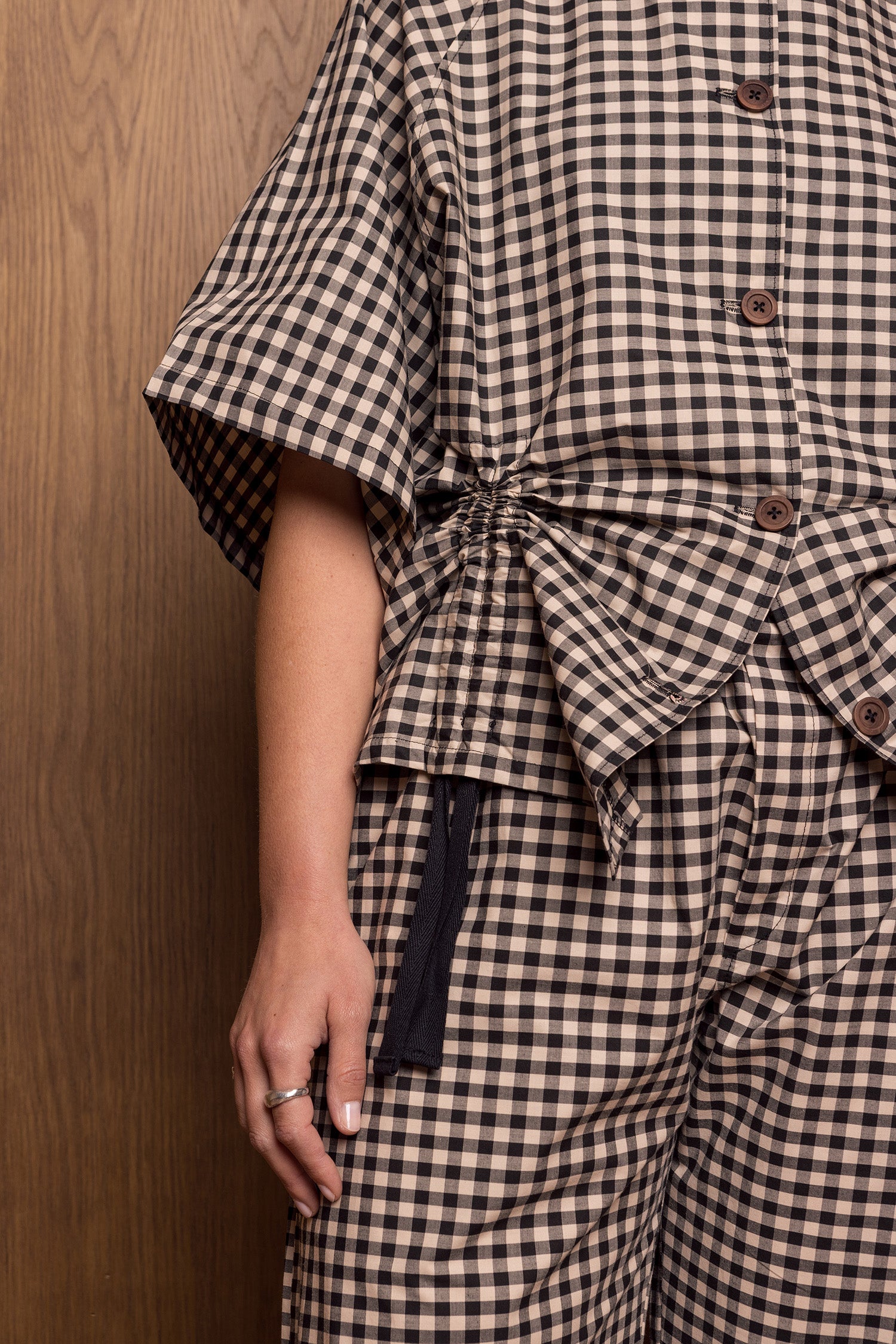 Kinchaku Shirt in Gingham