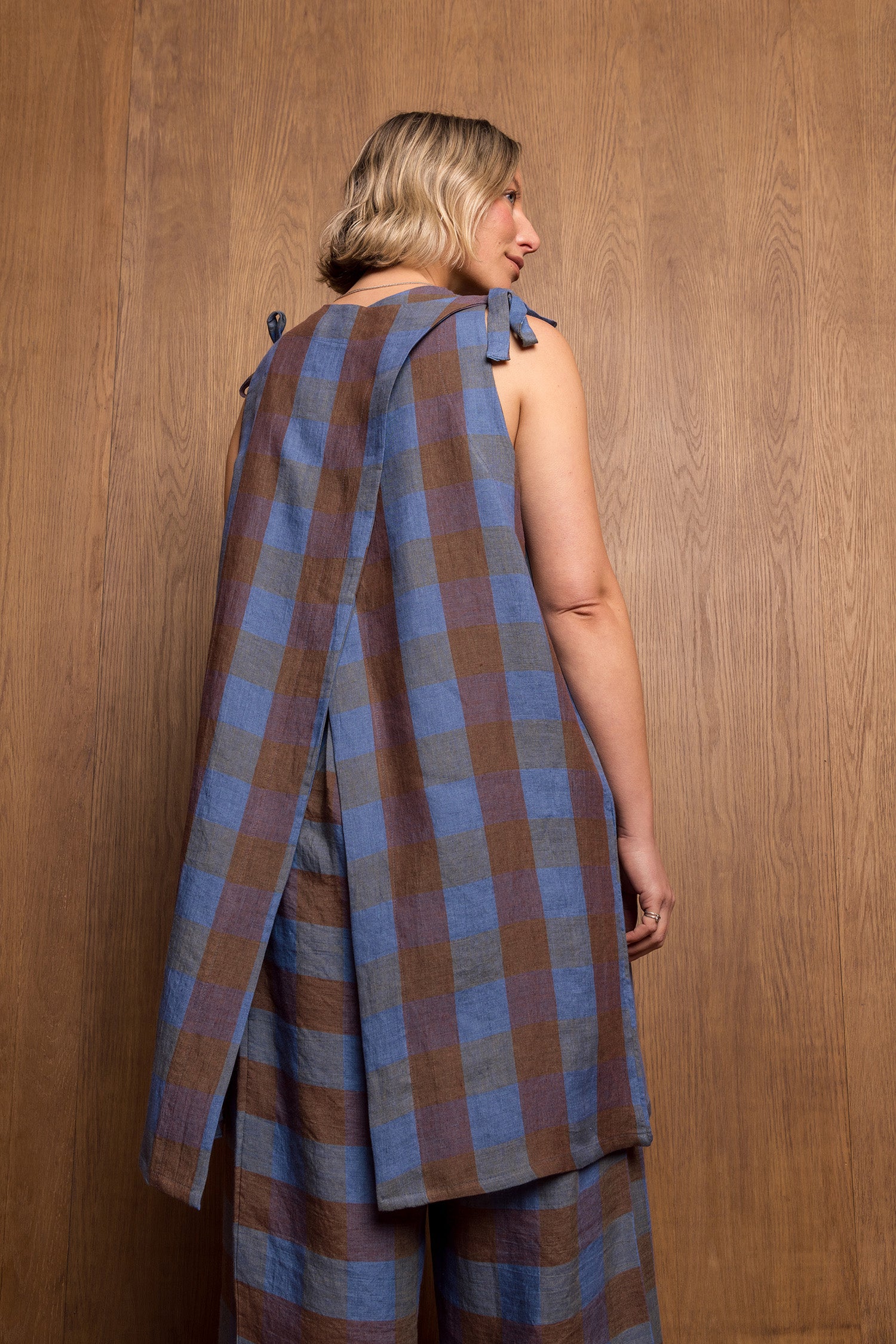 Ni Tunic in Blue Check