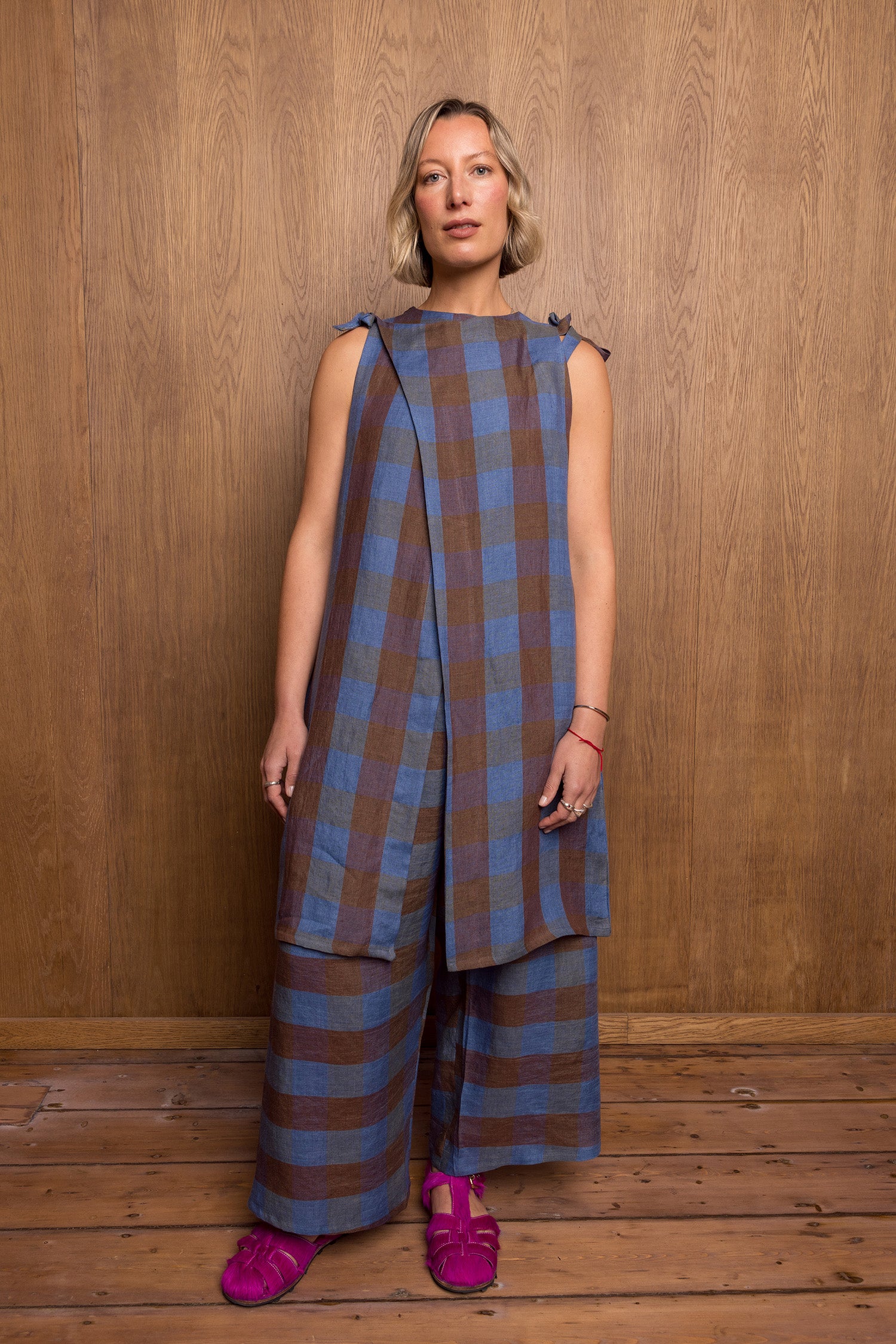 Ni Tunic in Blue Check