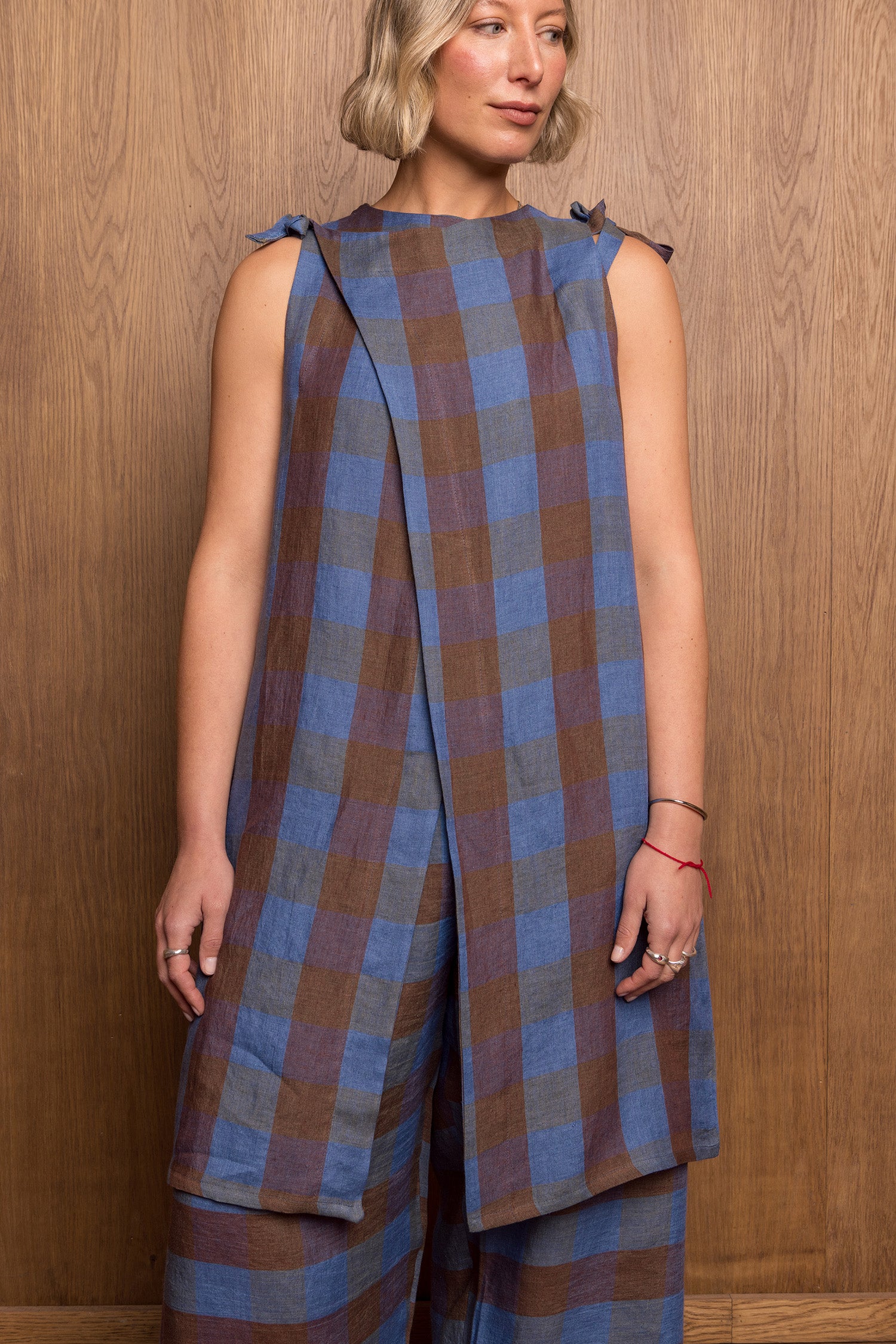 Ni Tunic in Blue Check