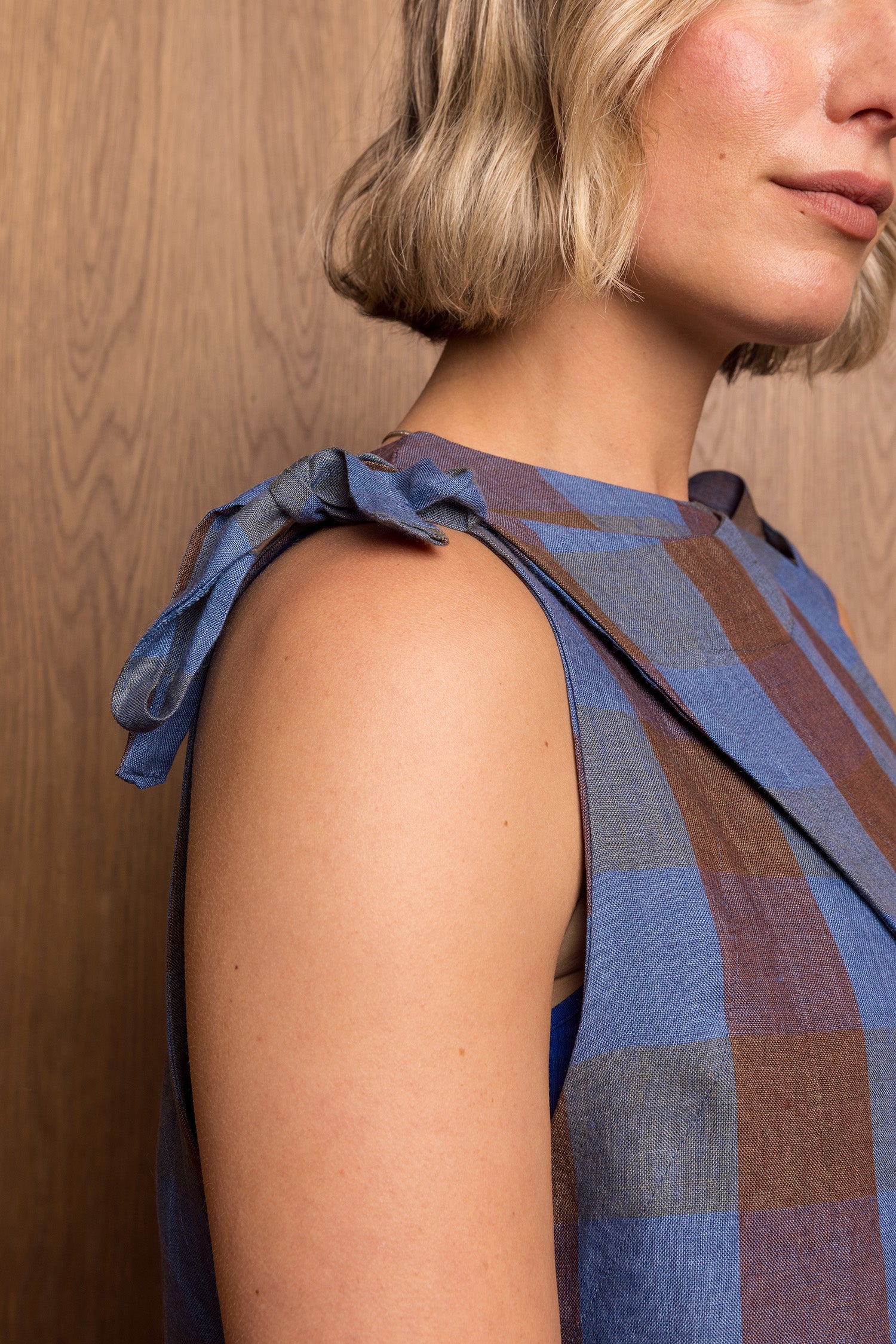 Ni Tunic in Blue Check
