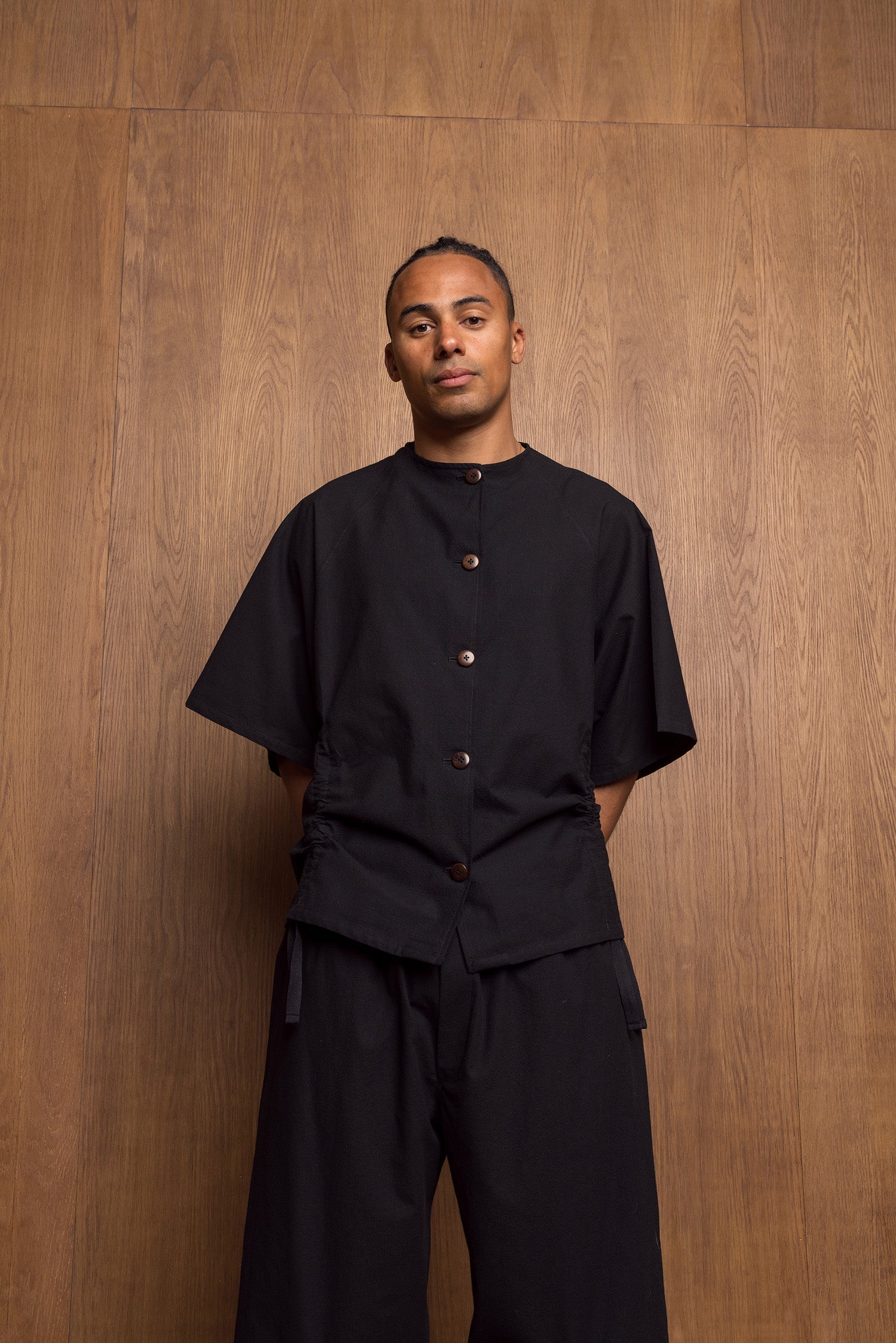 Kinchaku Shirt in Black