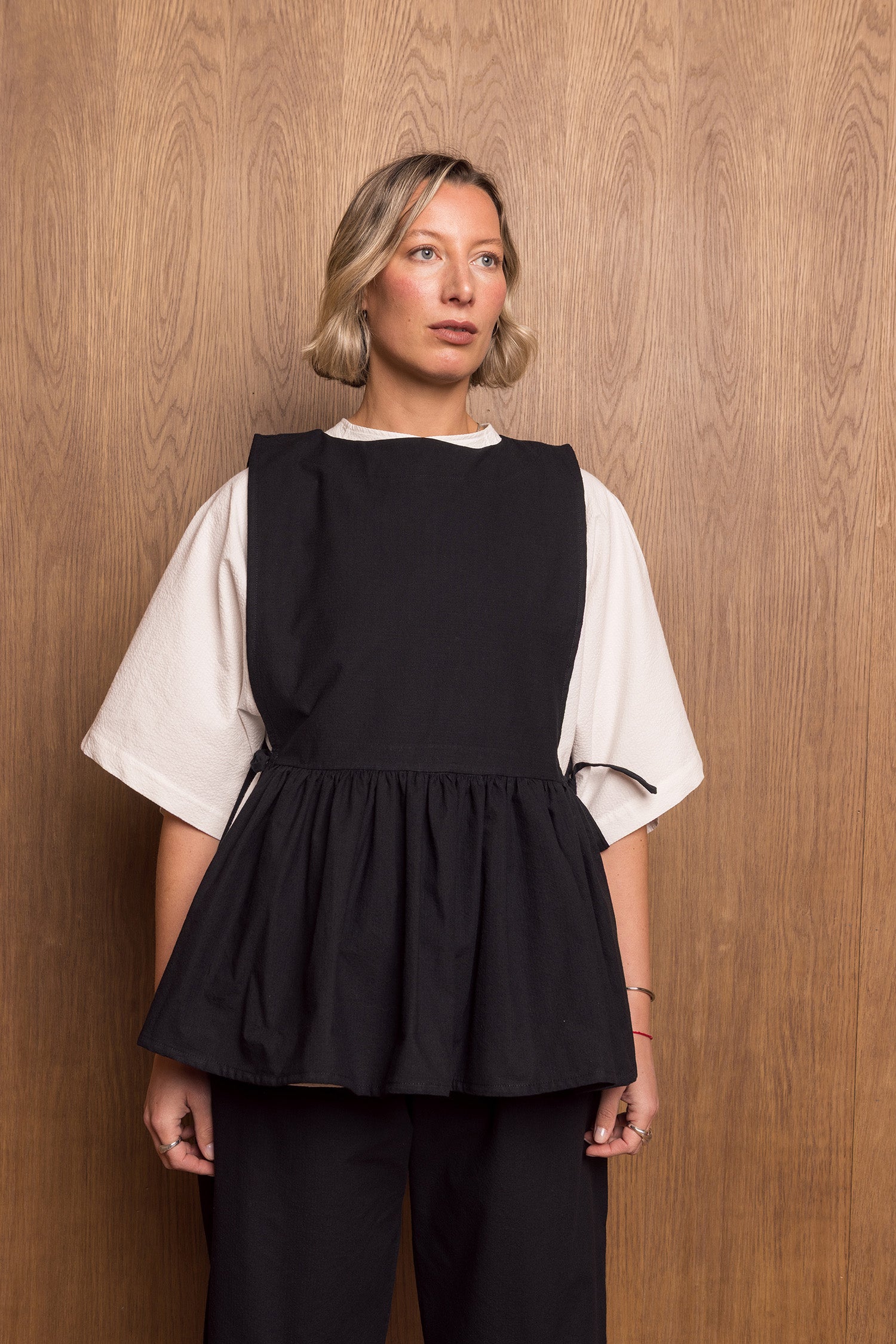 Pinafoa Vest in Black