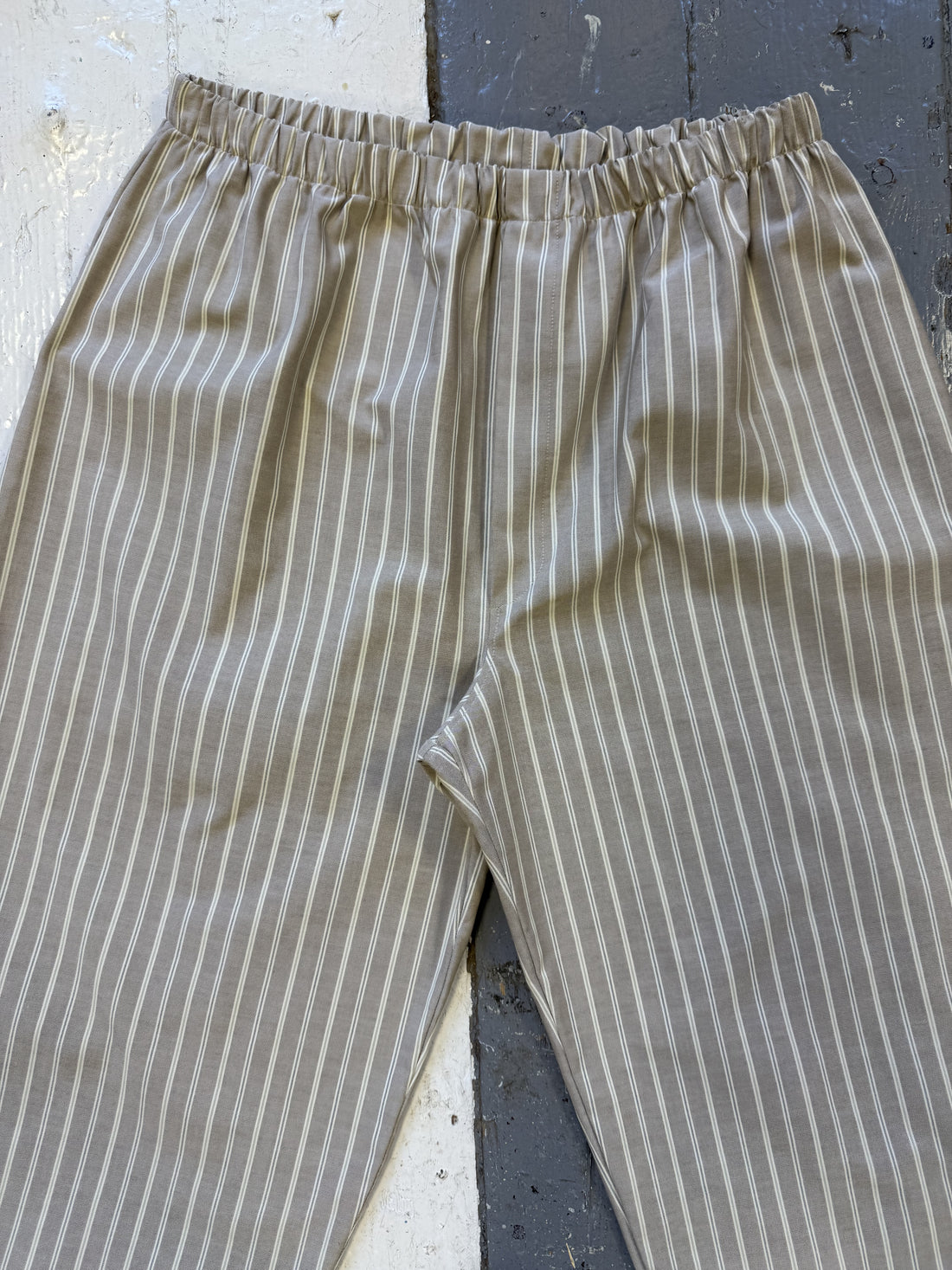 Pyjama Bottoms in Brown Stripe