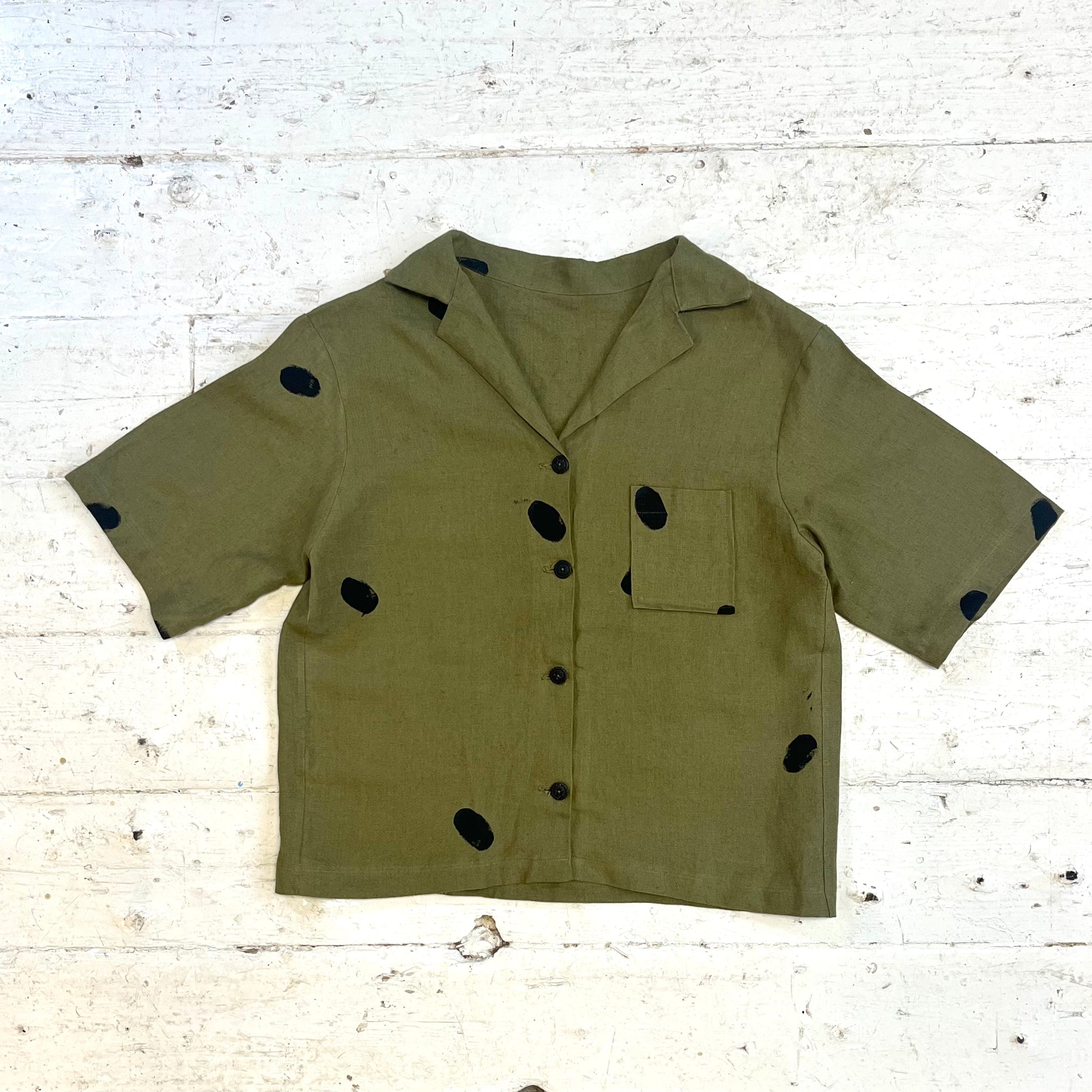 Painted Khaki Shirt