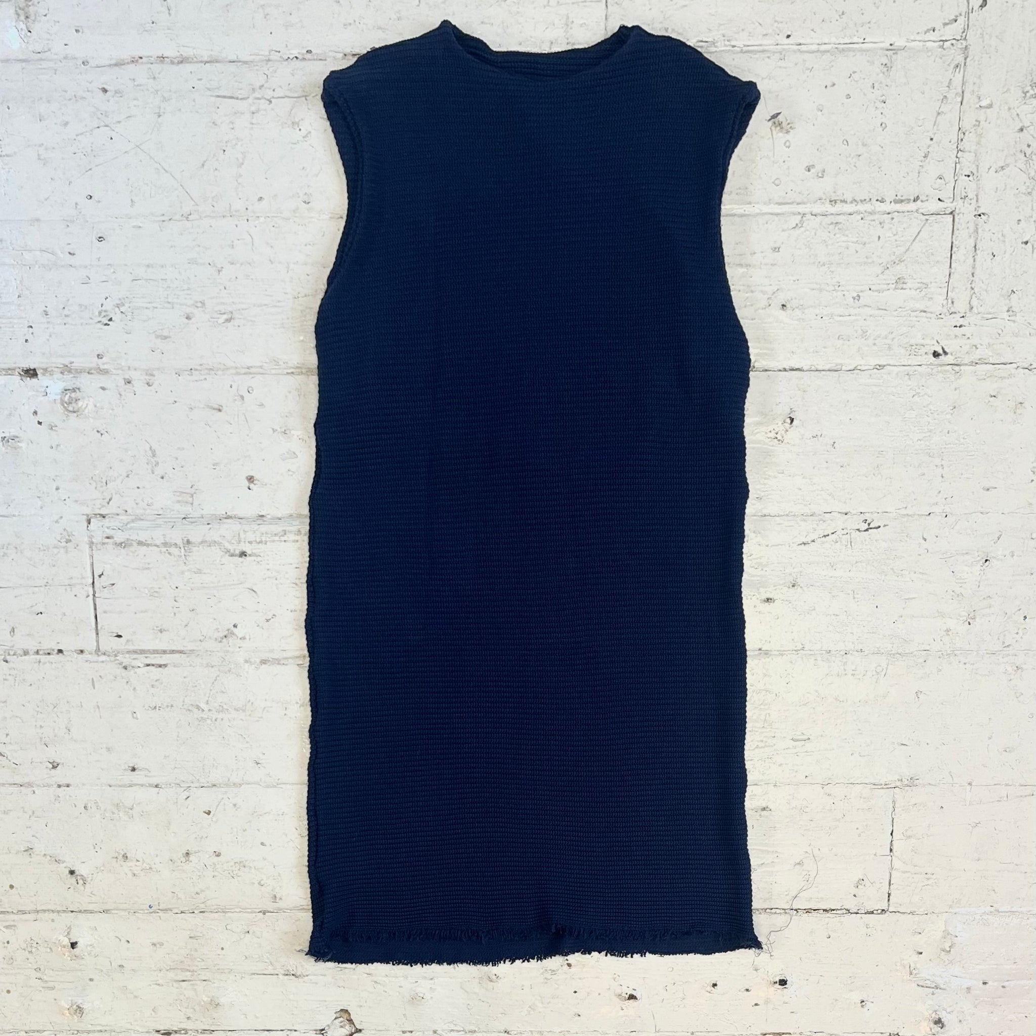 Navy Knit Dress in M-L