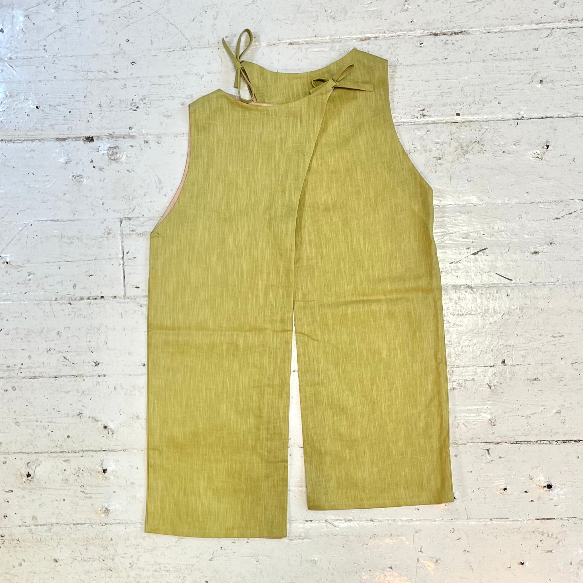 Linen Tunic in Lime