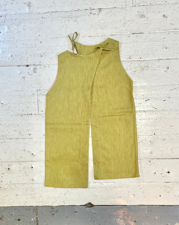 Linen Tunic in Lime