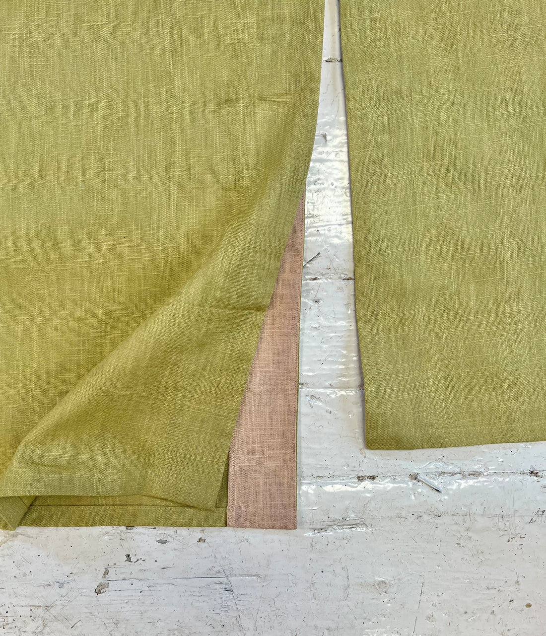 Linen Tunic in Lime