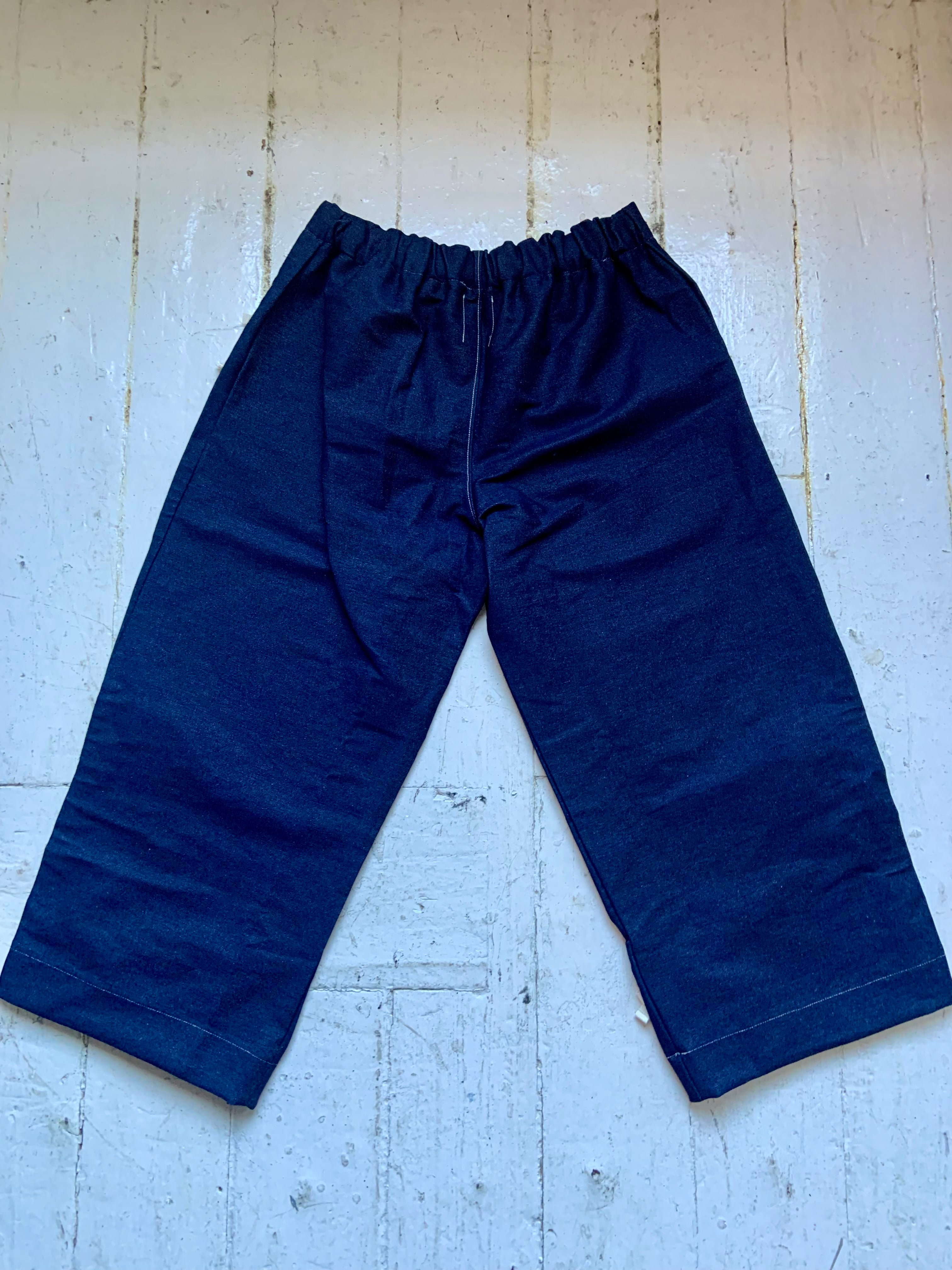 Bow Sana Pants in Indigo Denim Sample (XL-XXL)