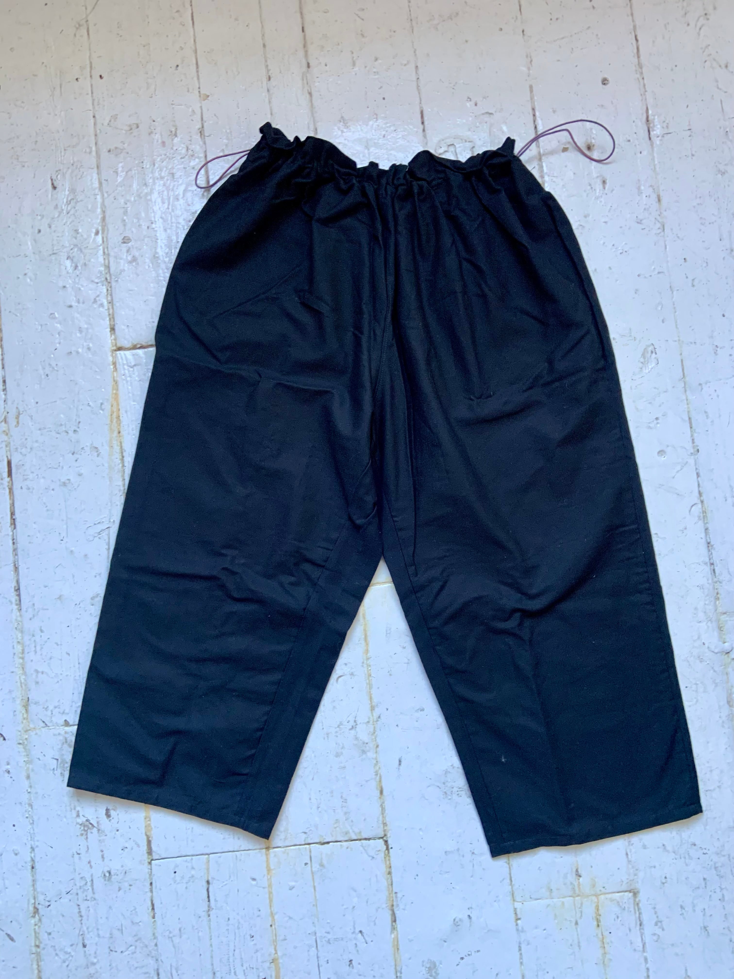 Black Canvas Parachuto Pants Sample (M-XL)