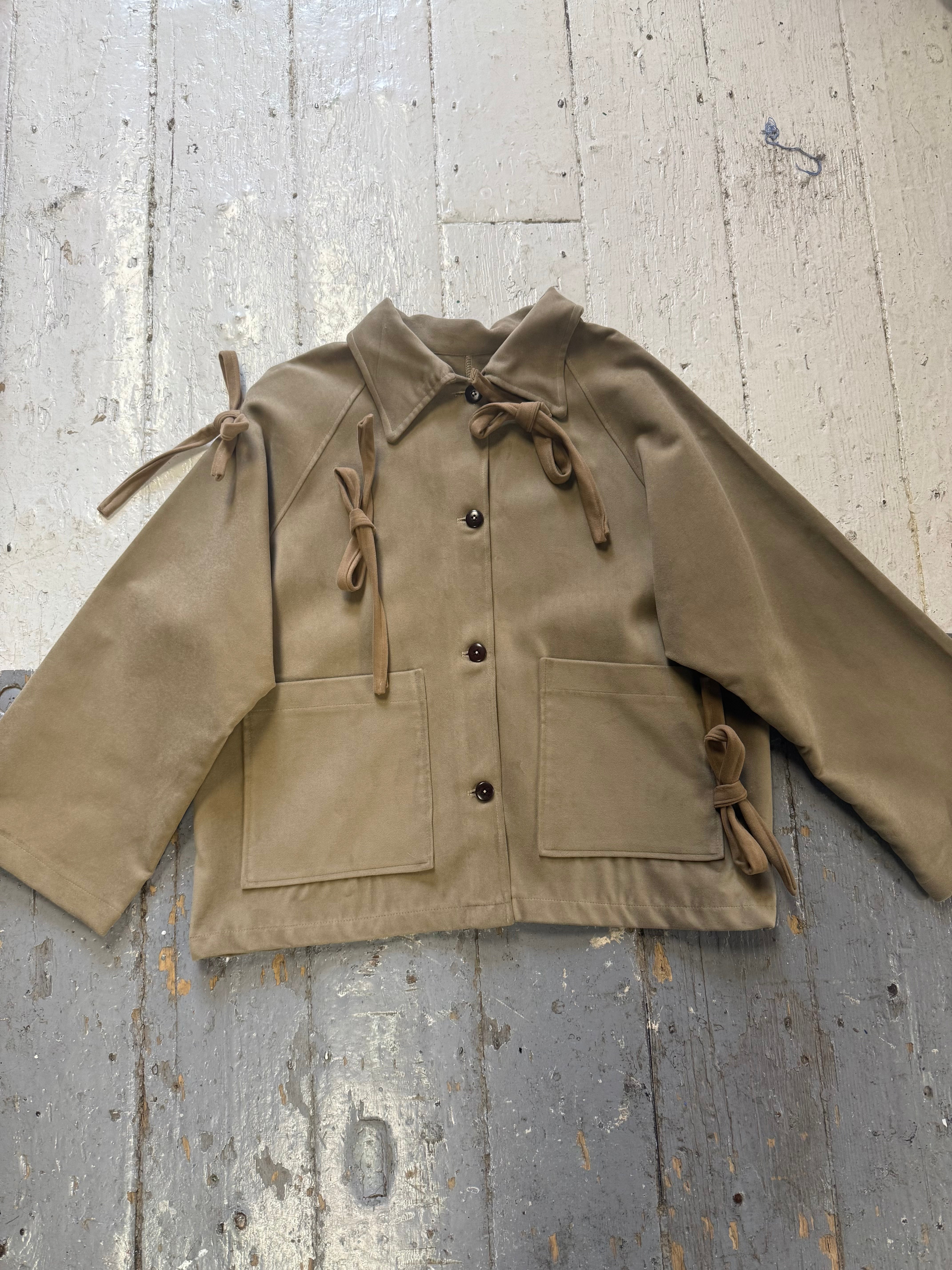 Moleskin Bow Jacket Sample (L-XL)