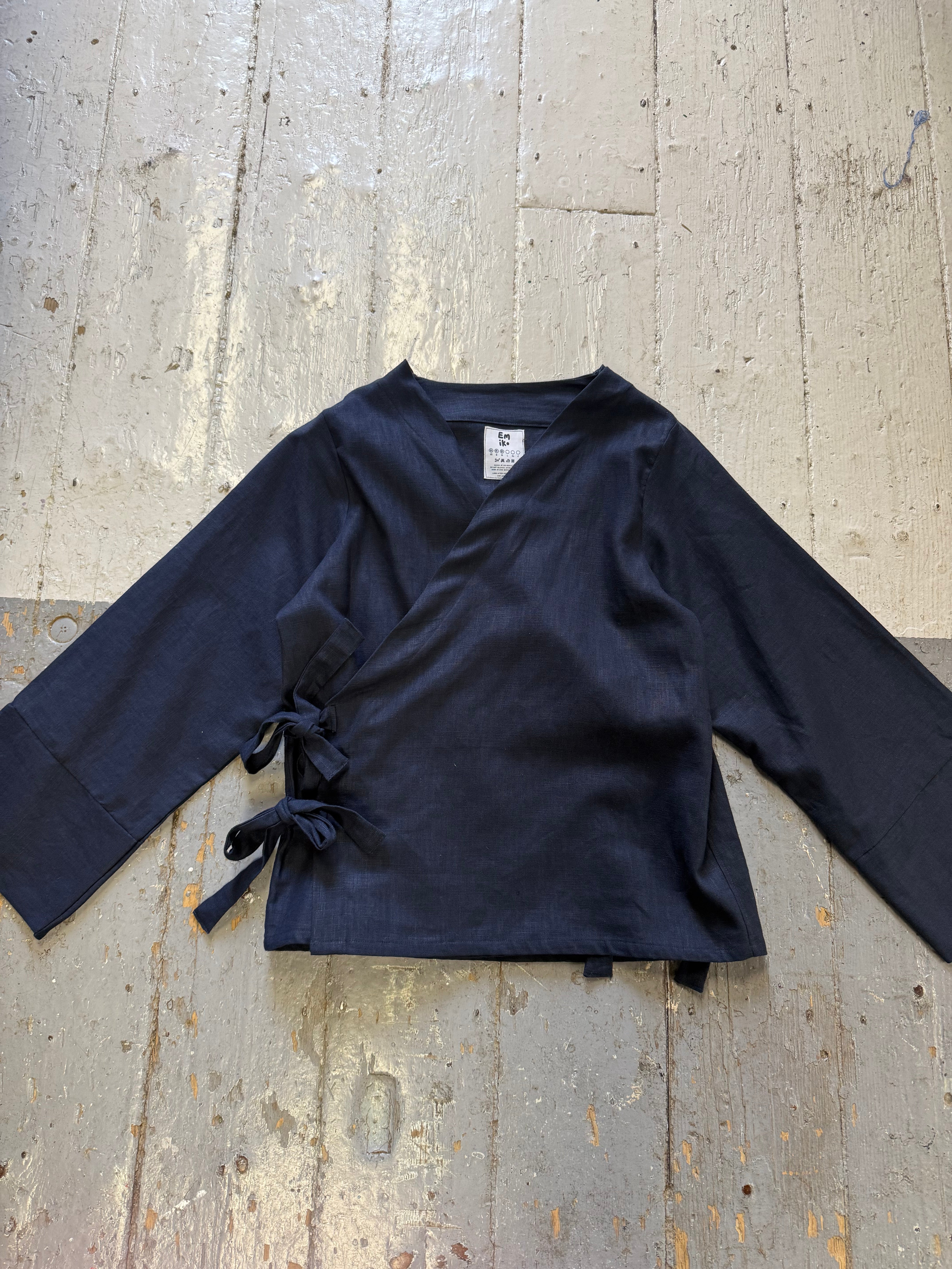 Navy Nori Kimono Sample (XS-M)