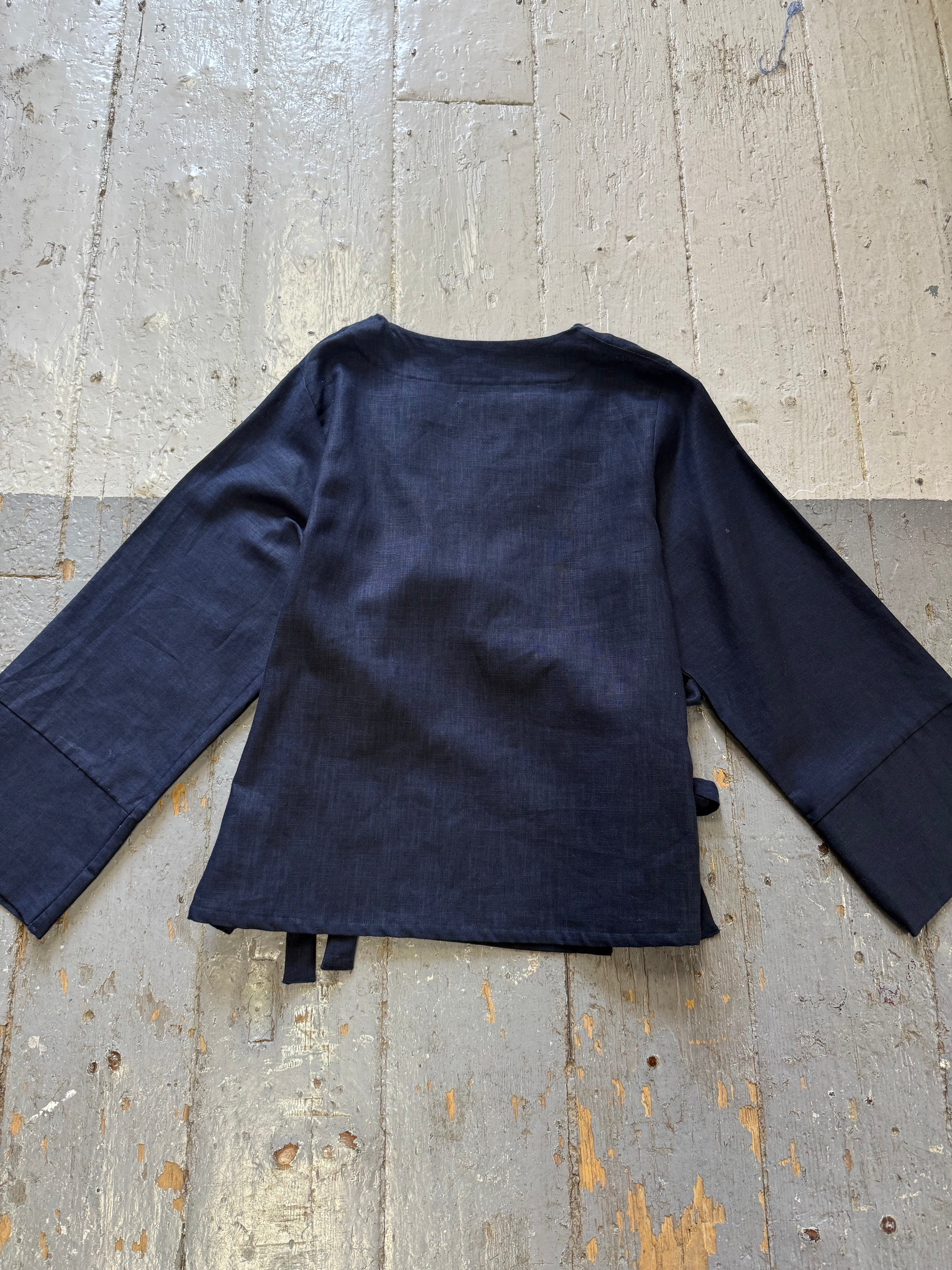 Navy Nori Kimono Sample (XS-M)