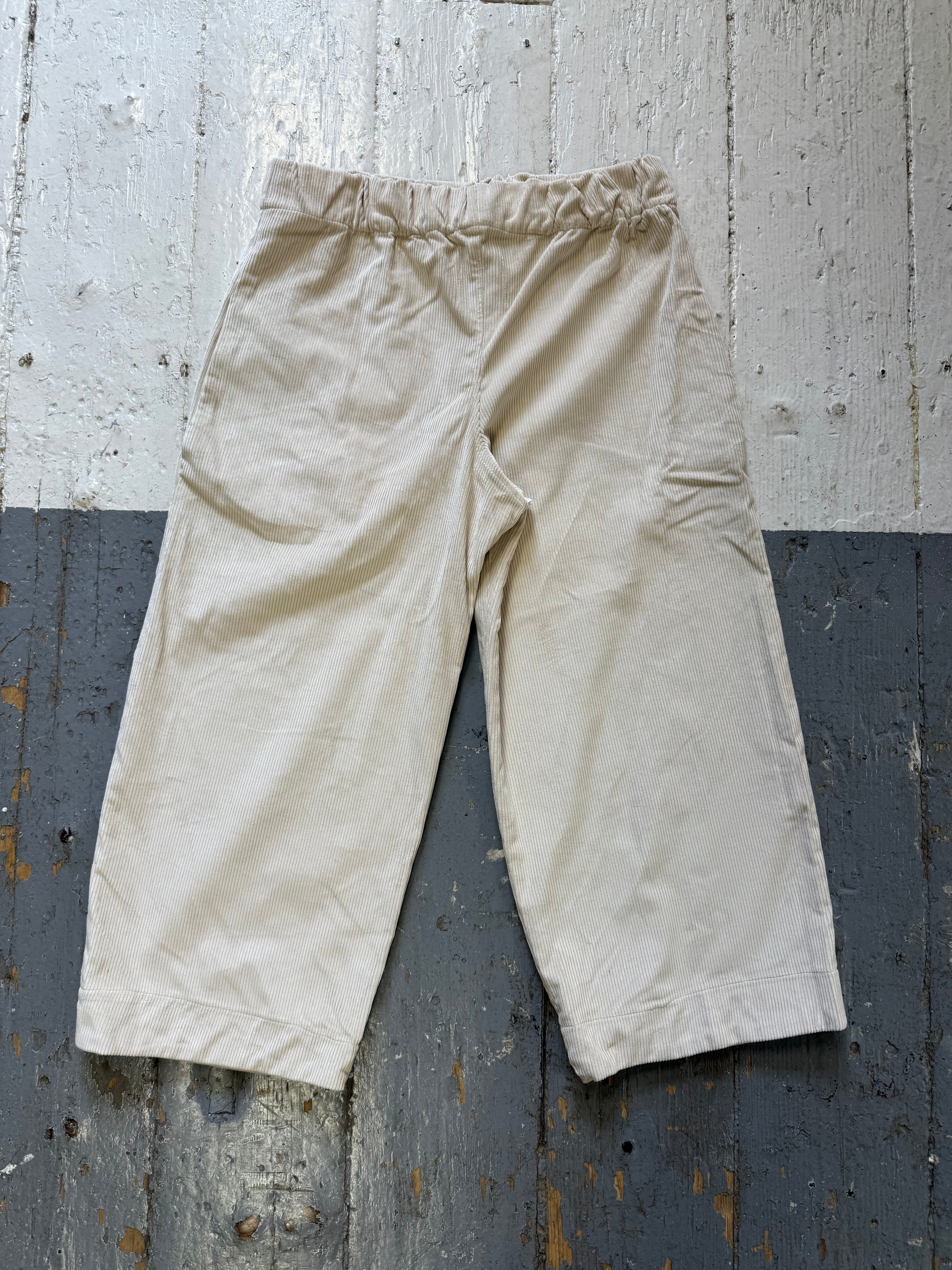 Ecru Cord Sana Pants Sample (XS-S)