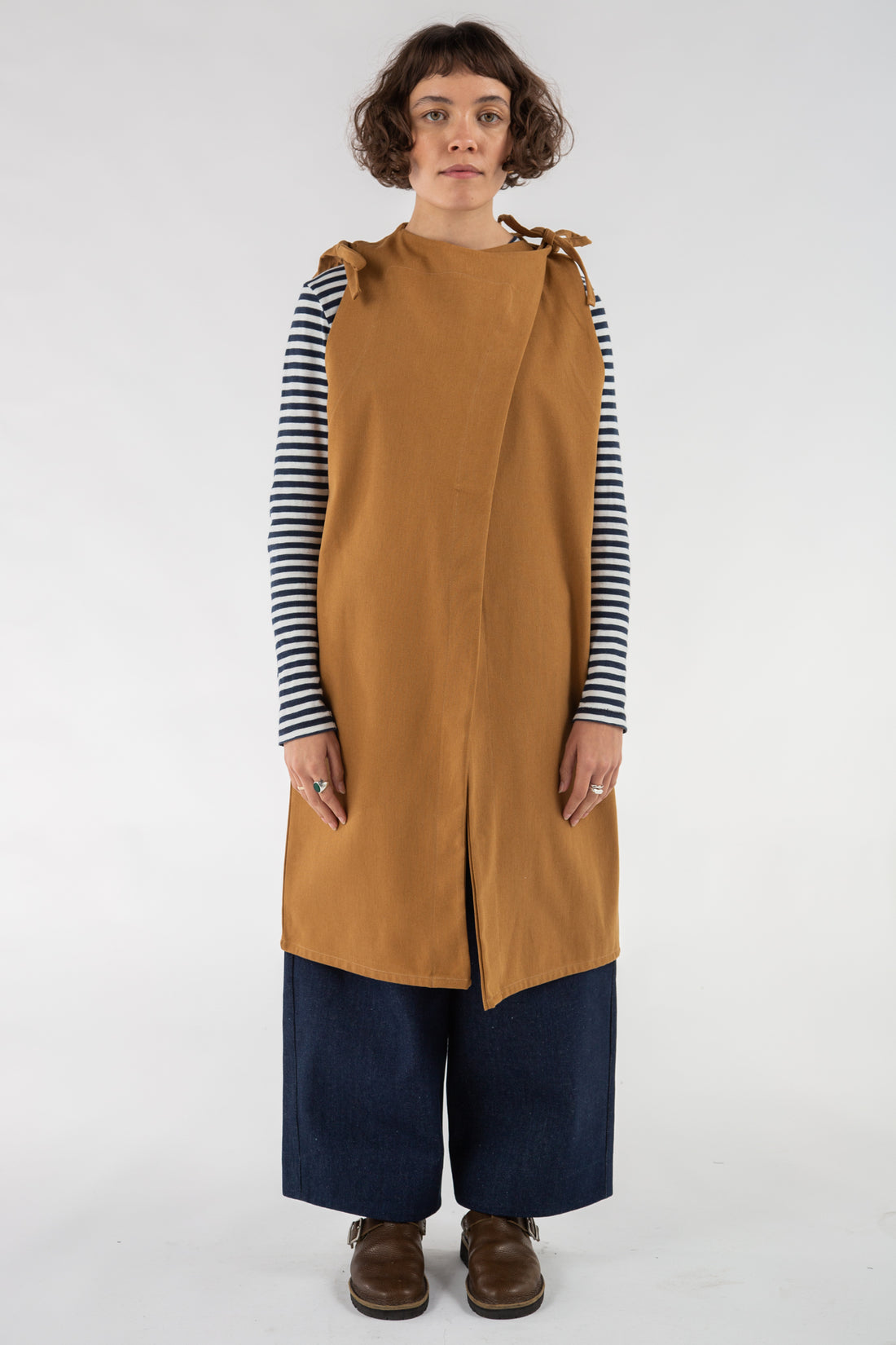 Ni Tunic in Tan Twill