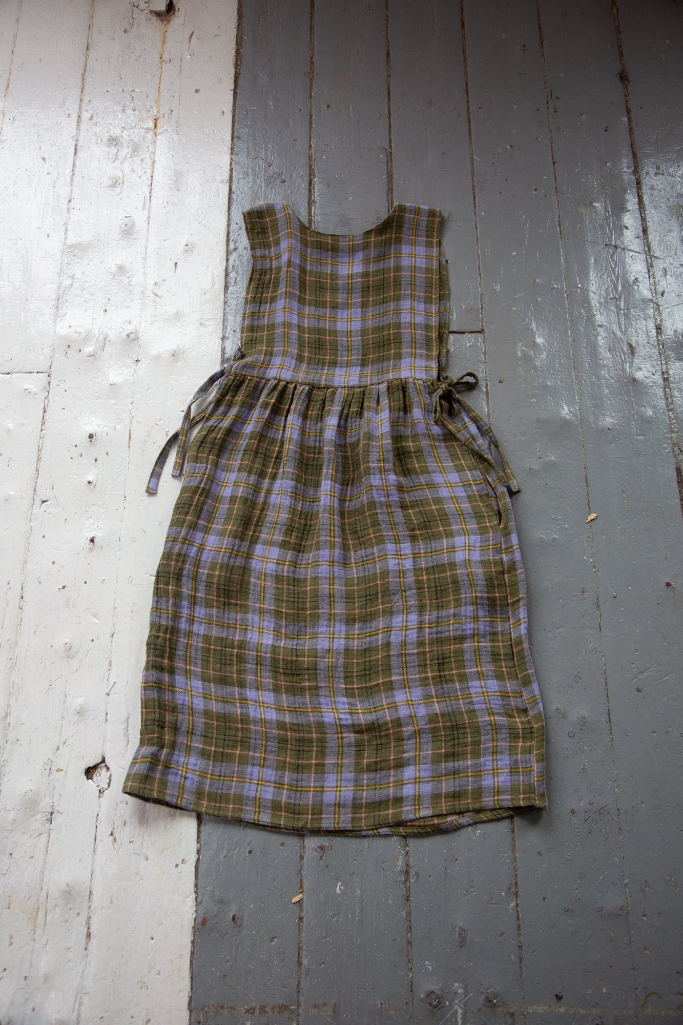 Irish Linen Pinafore Dress