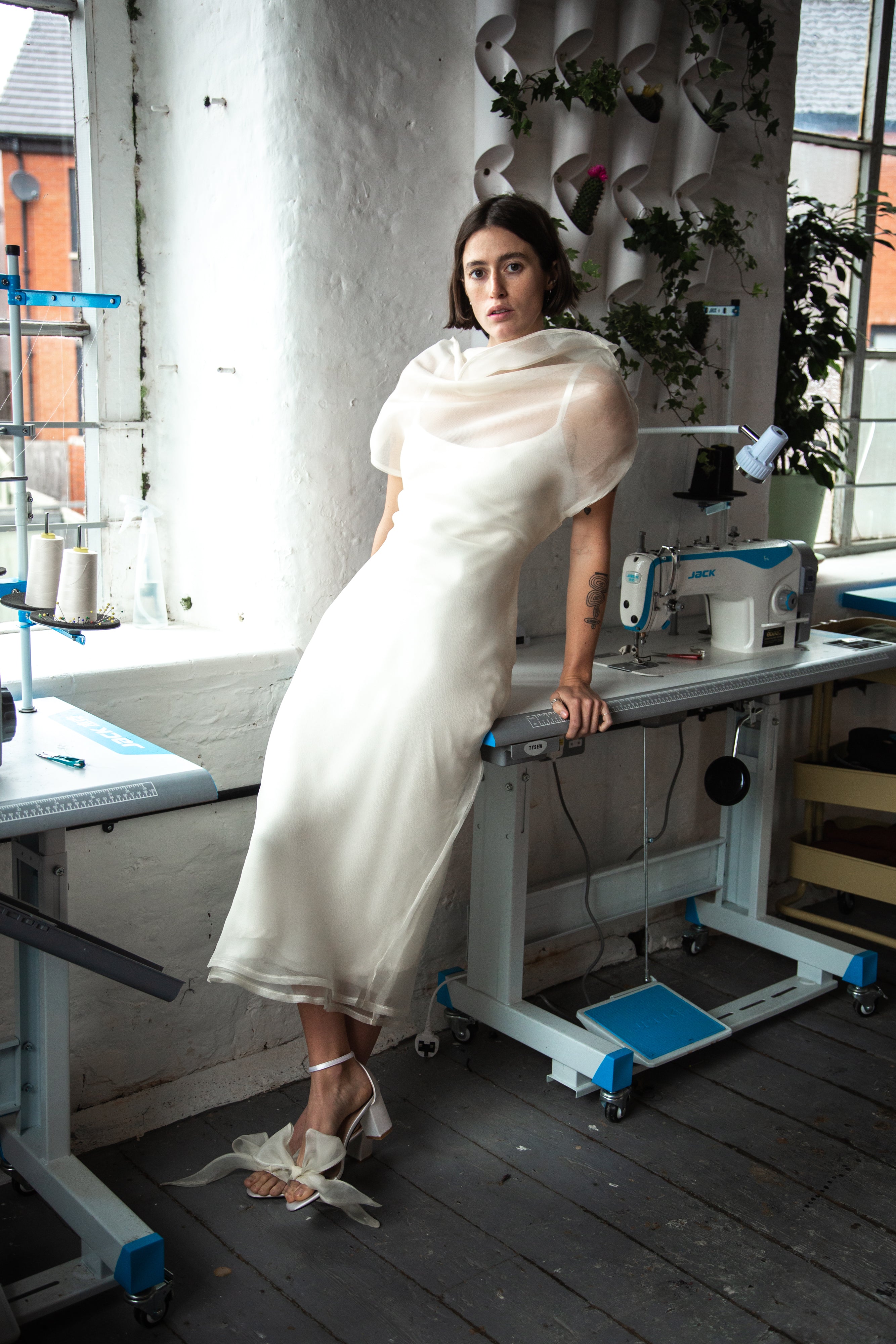 Tōmei Dress - Ivory RRP £695