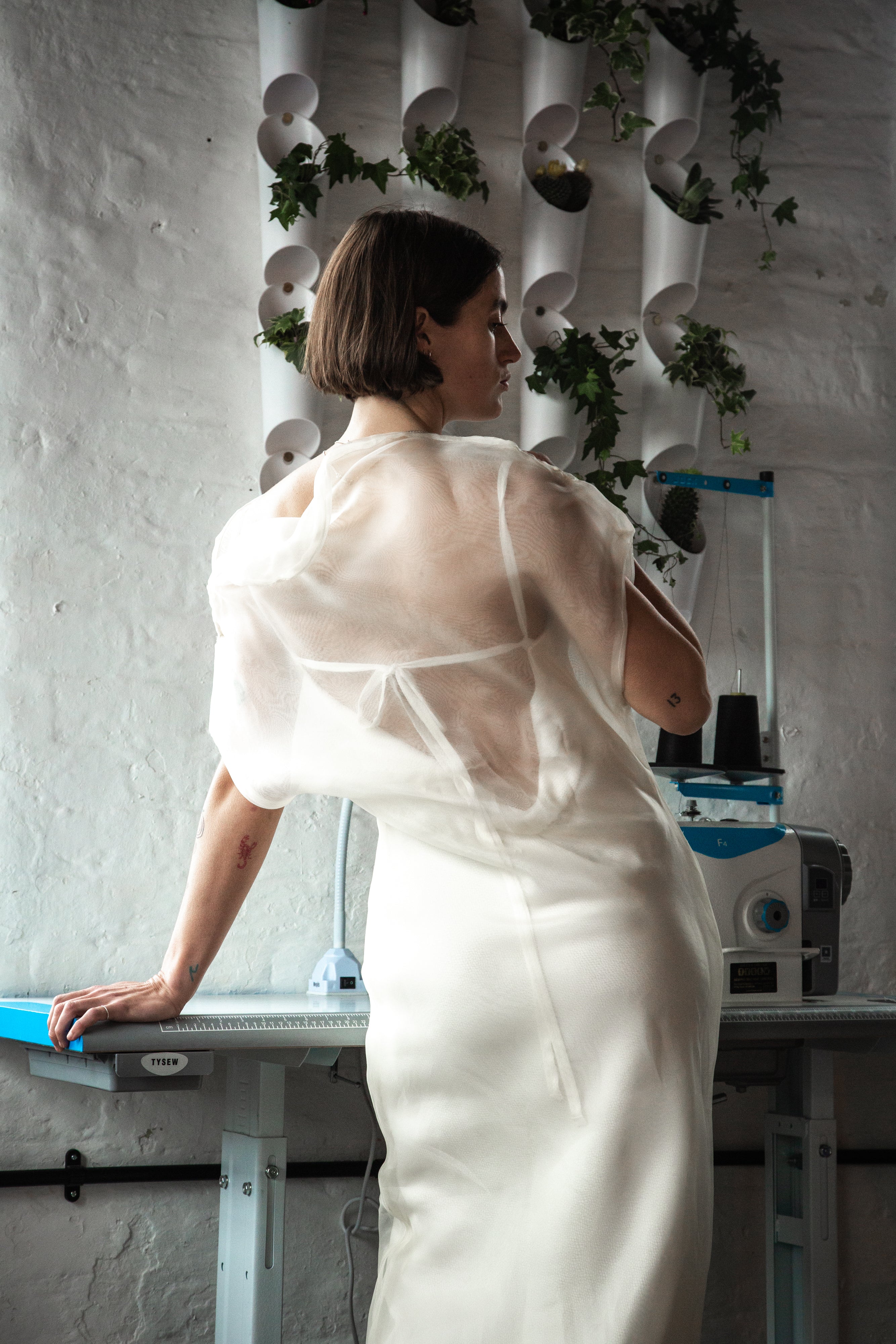 Tōmei Dress - Ivory RRP £695