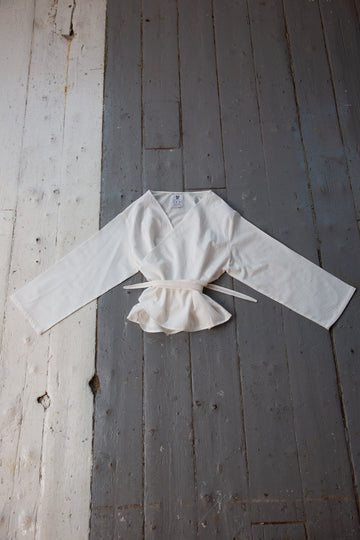 Furoshiki Wrap Shirt White
