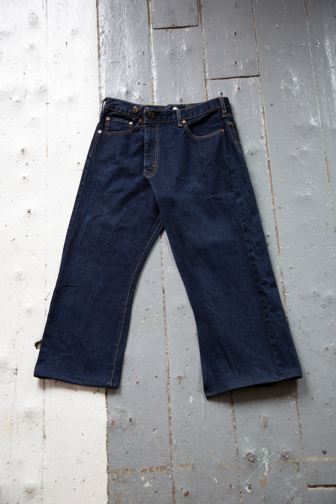 reconstructed Levi jeans
